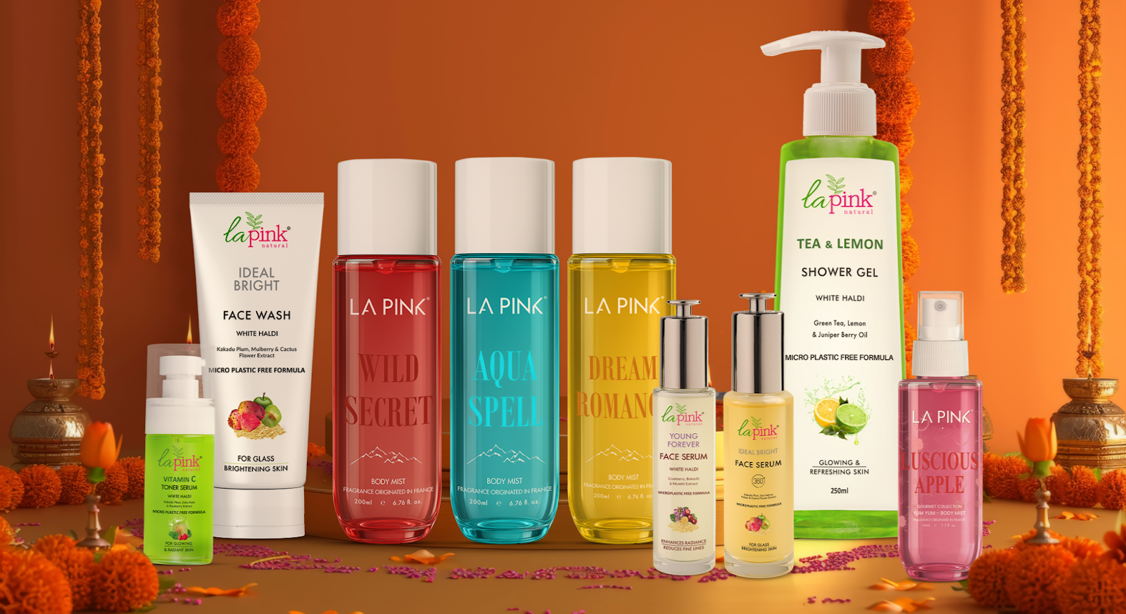 Celebrate Navratri with the 9 Colours of Beauty – La Pink Introduces Special Products for Every Day - ptinews