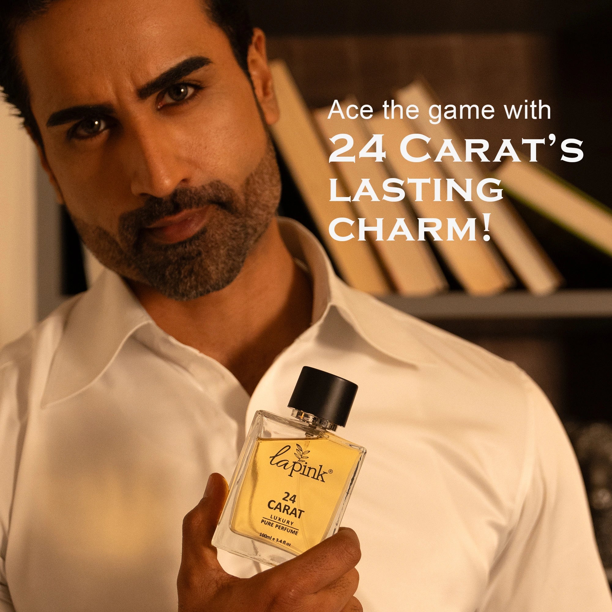 24 Carat French Luxury Pure Perfume for Men - 100 ml
