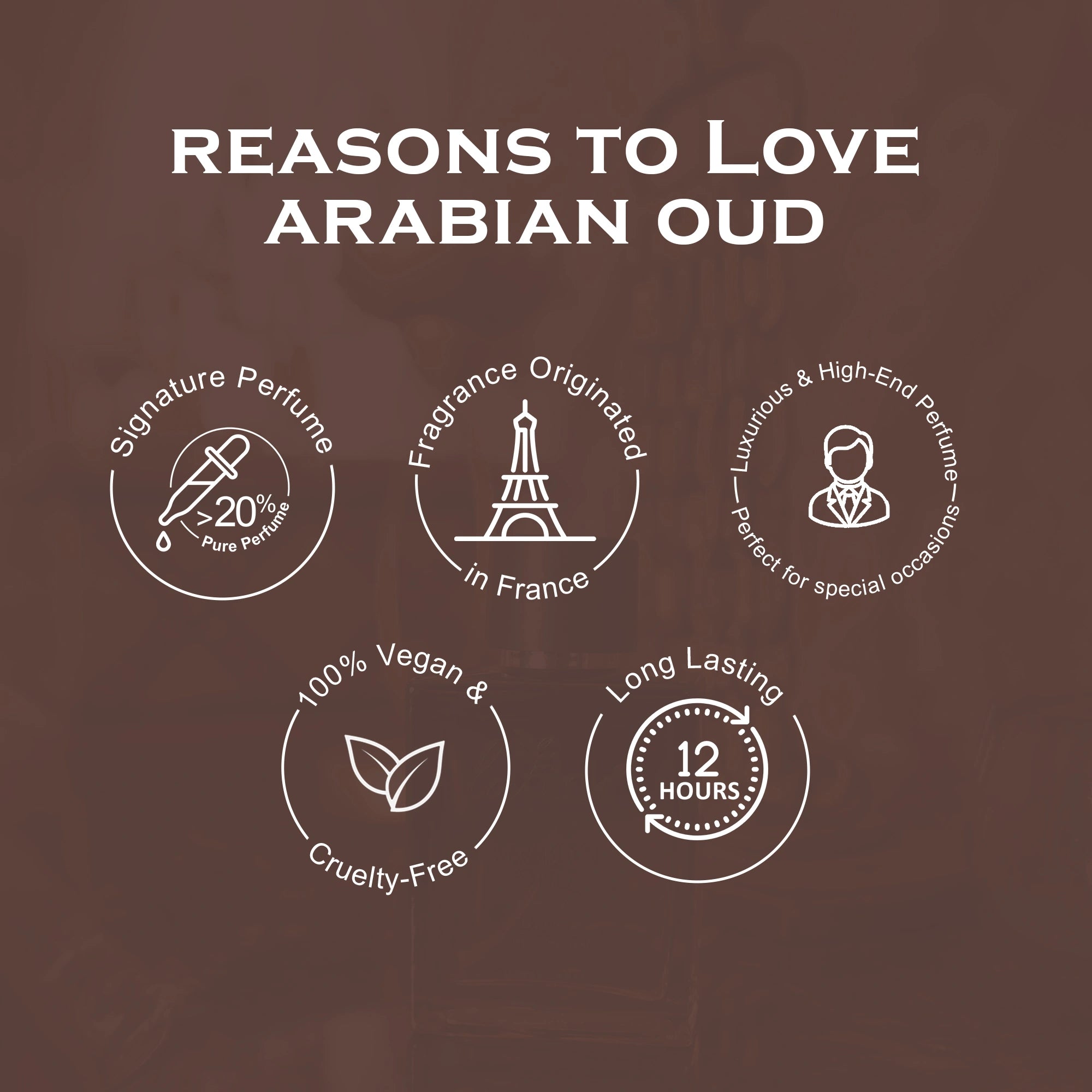 Arabian Oud French Luxury Pure Perfume for Men - 100ml