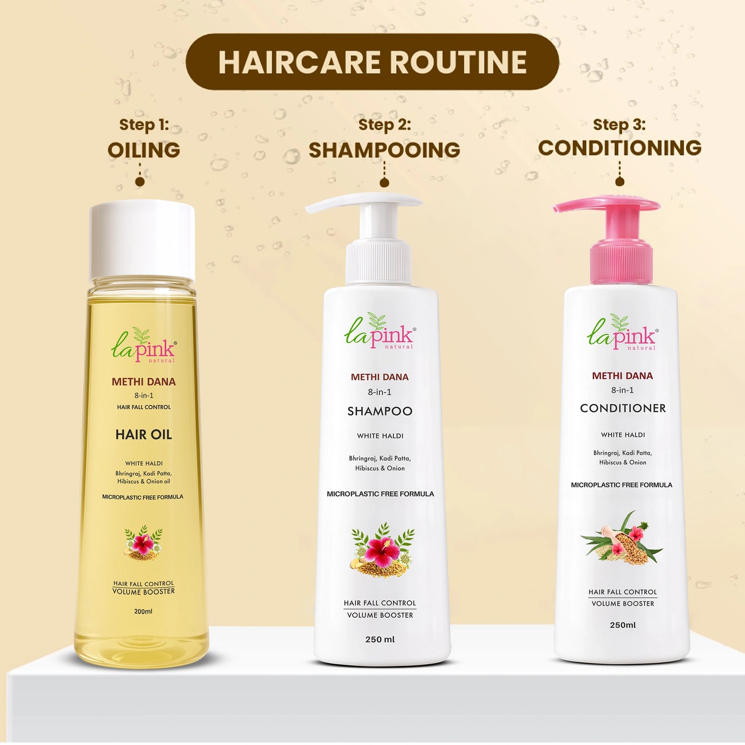 Methi Dana 8-in-1 Hair Oil For Volume Boosting