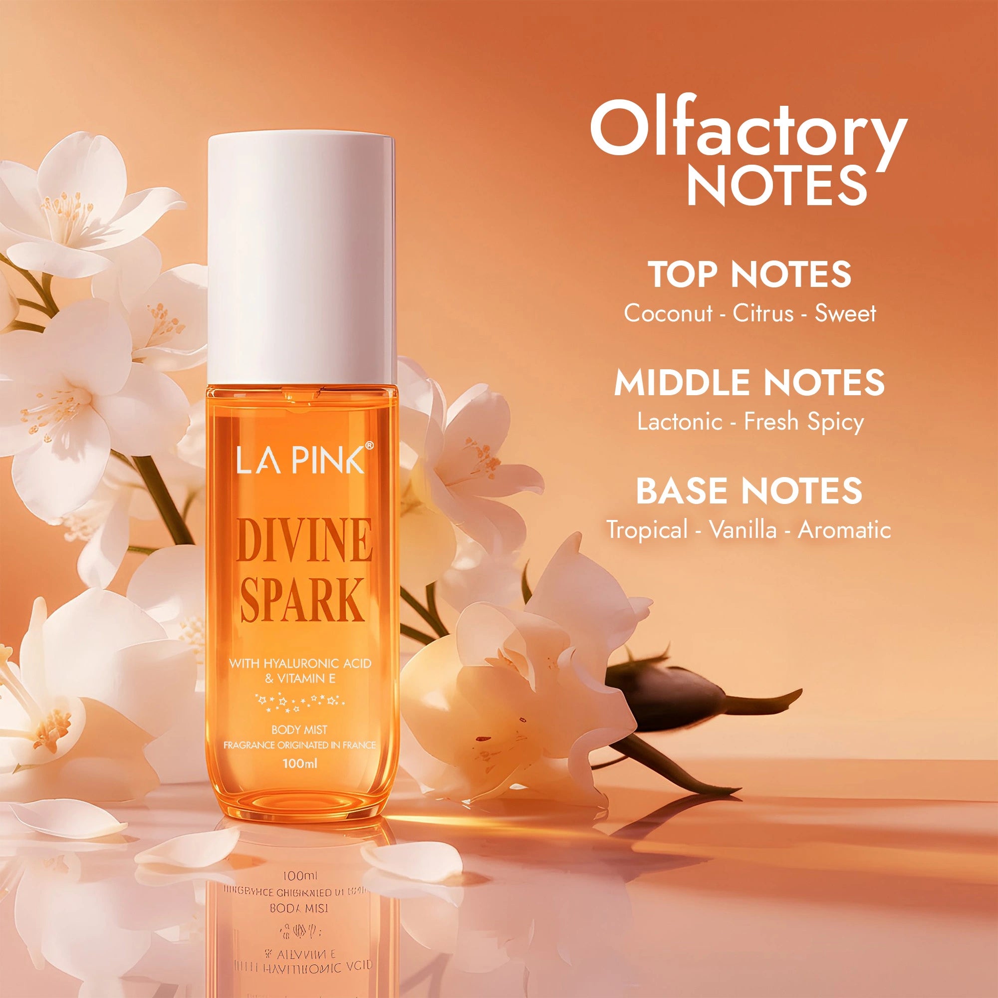 Orange bottle of &