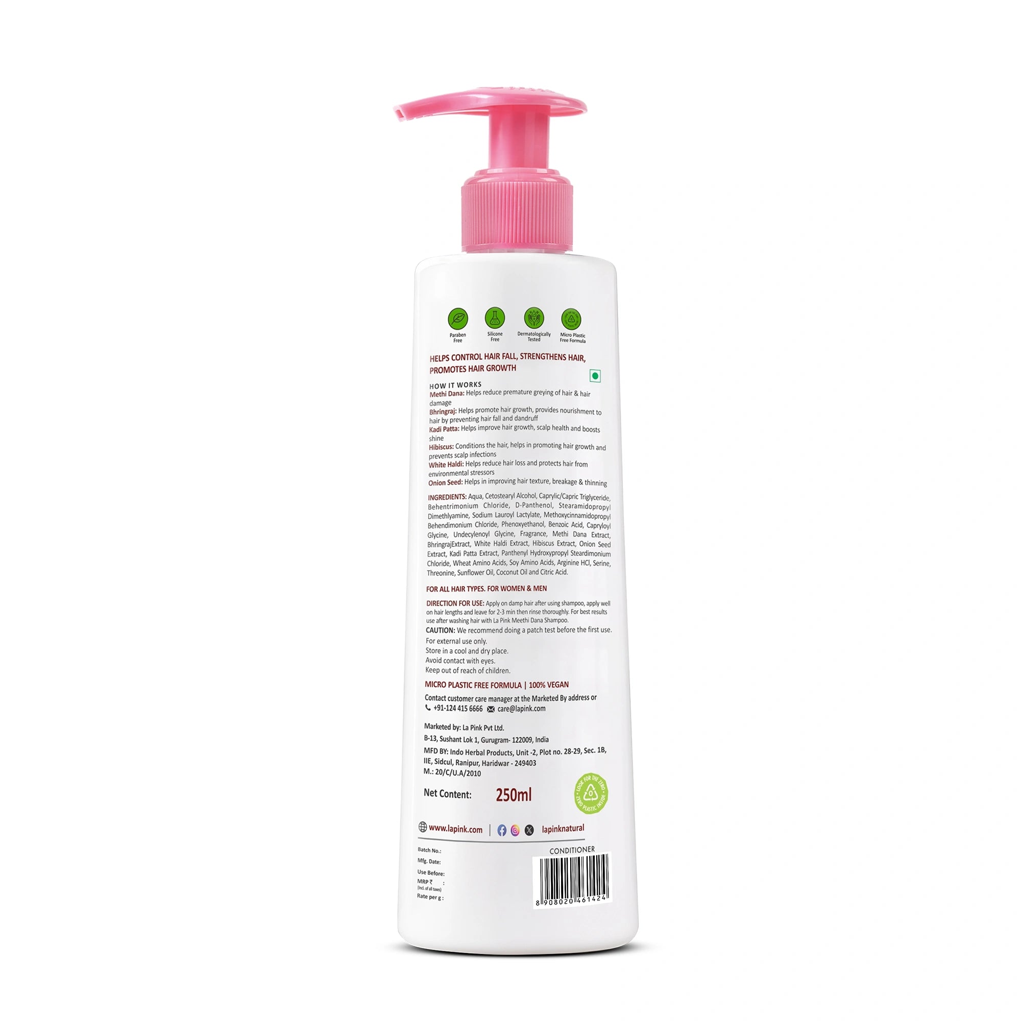 Control Hairfall & Frizz with Methi Dana 8-in-1 Conditioner