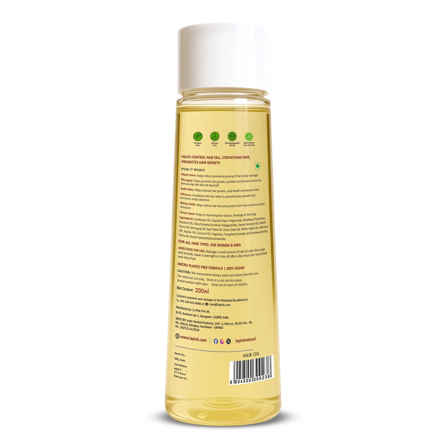 Methi Dana 8-in-1 Hair Oil For Volume Boosting