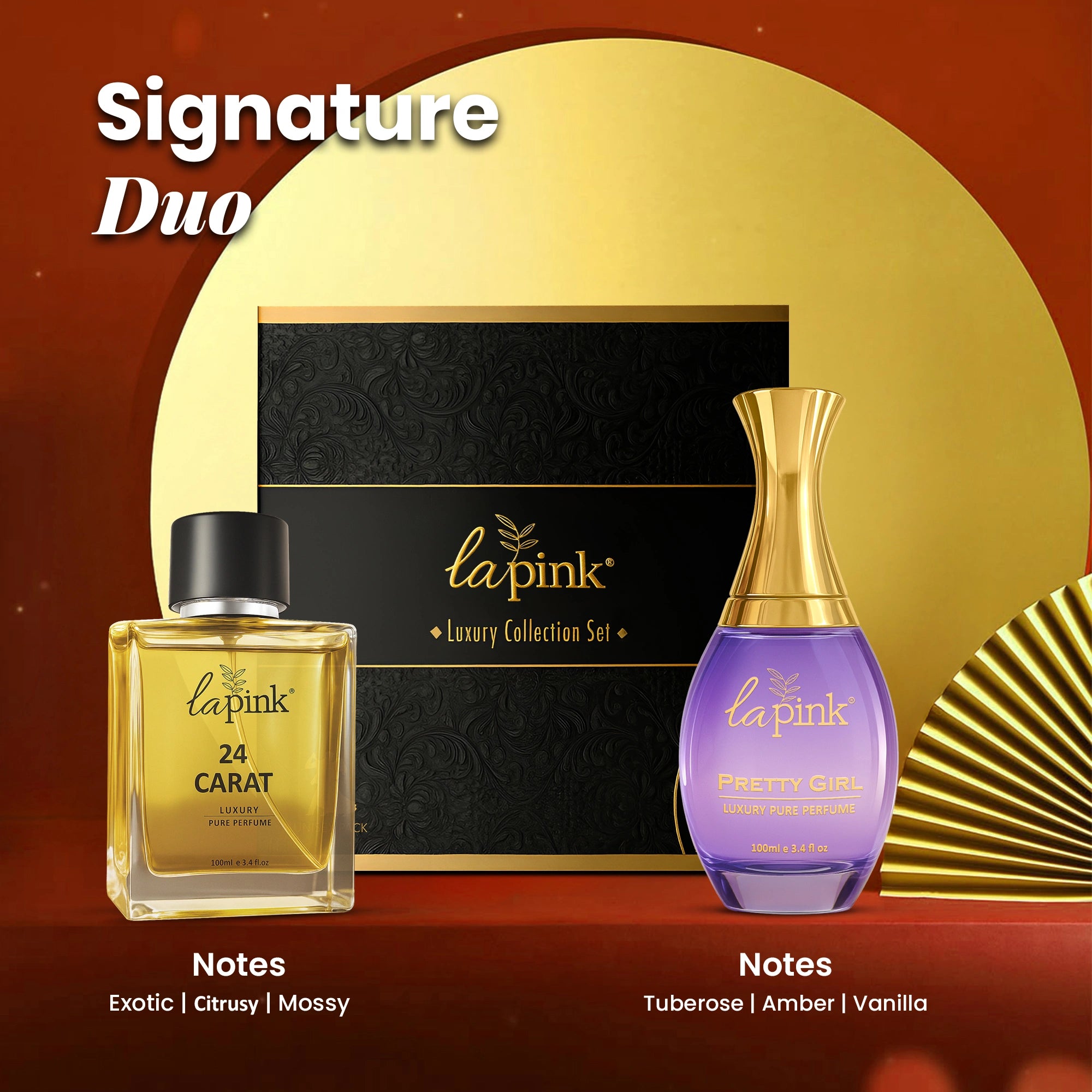 24 Carat & Pretty Girl Pure Perfume Gift Set