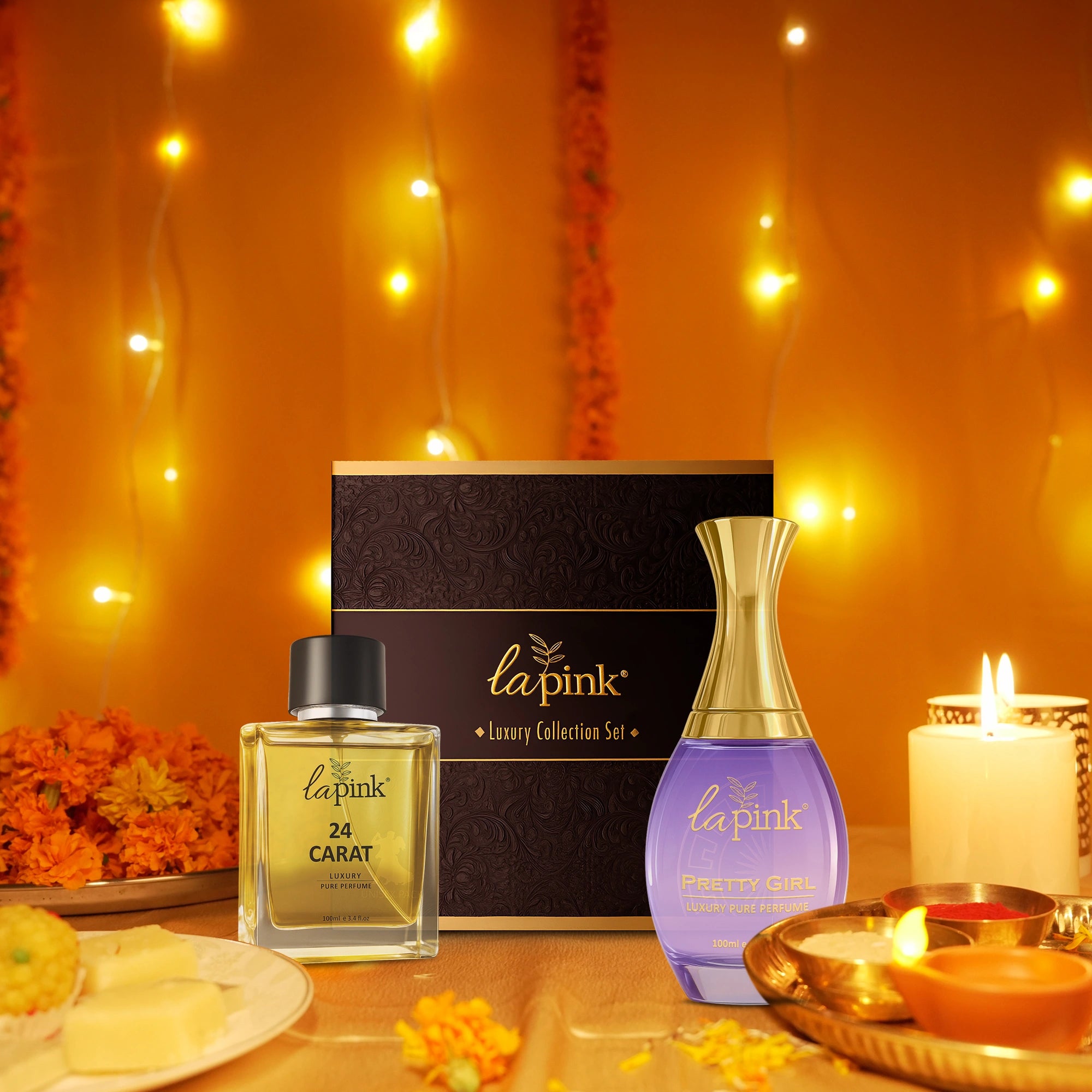 24 Carat & Pretty Girl Pure Perfume Gift Set