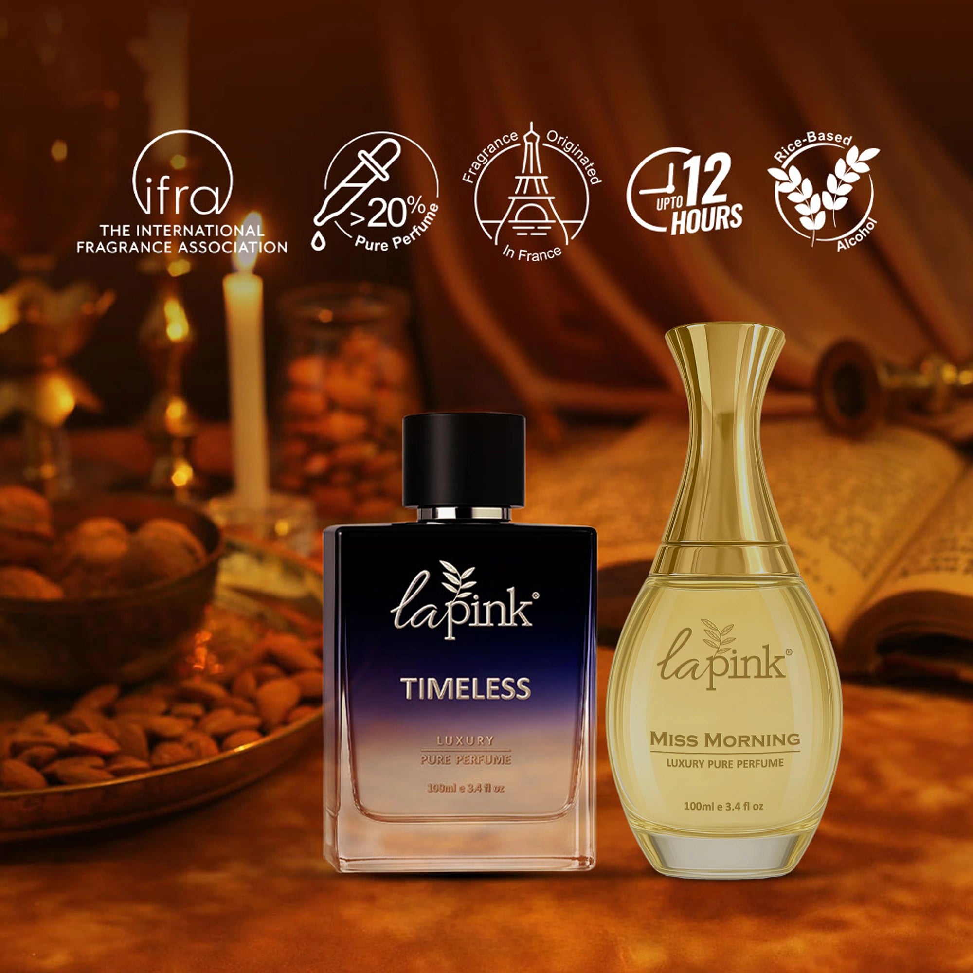 Timeless & Miss Morning Pure Perfume Gift Set