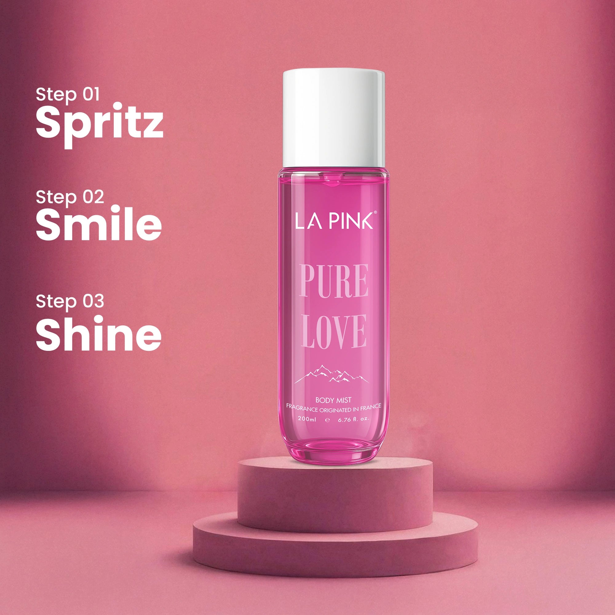 La Pink Body Mist Pure Love 200 ML