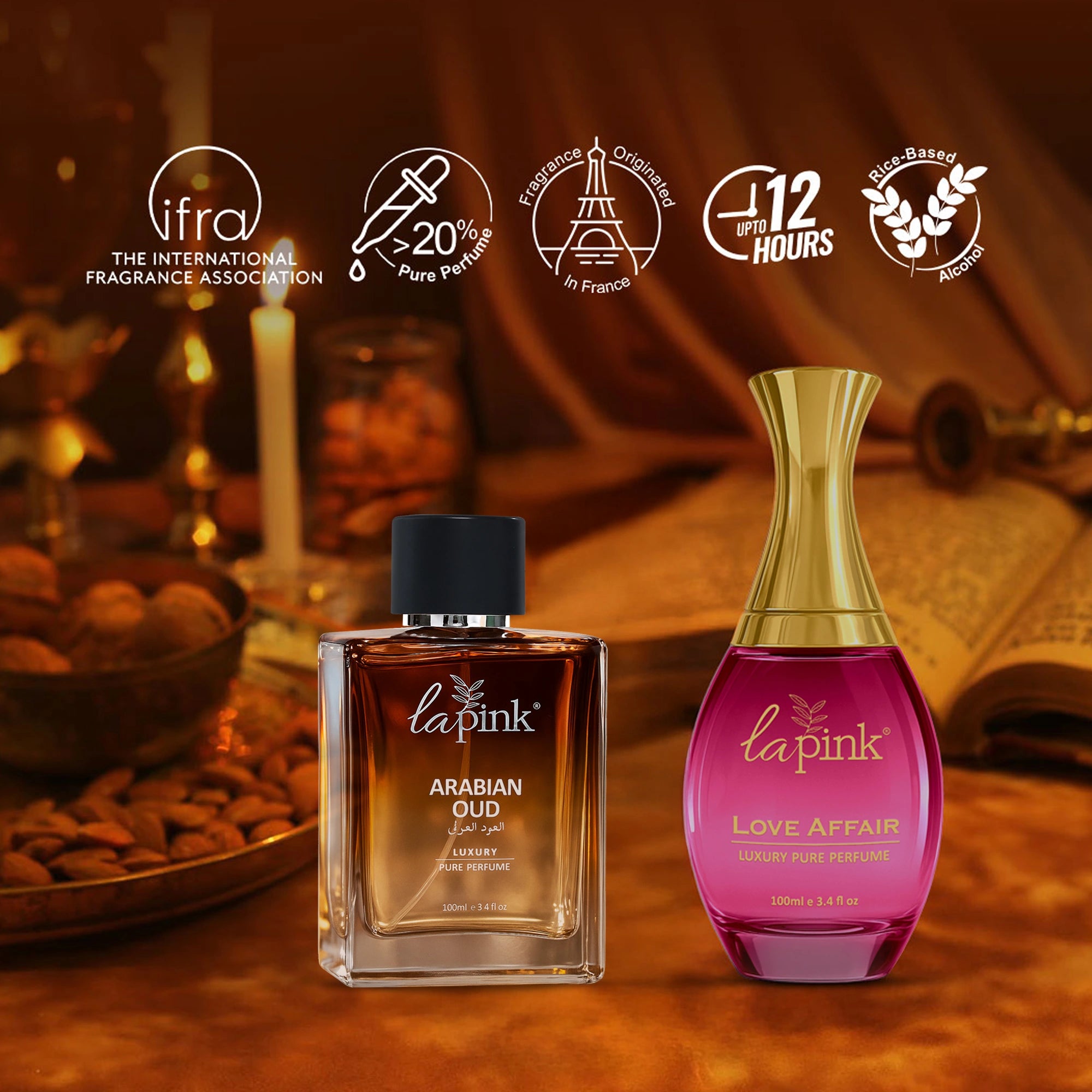 Love Affair & Arabian Oud Pure Perfume Gift Set