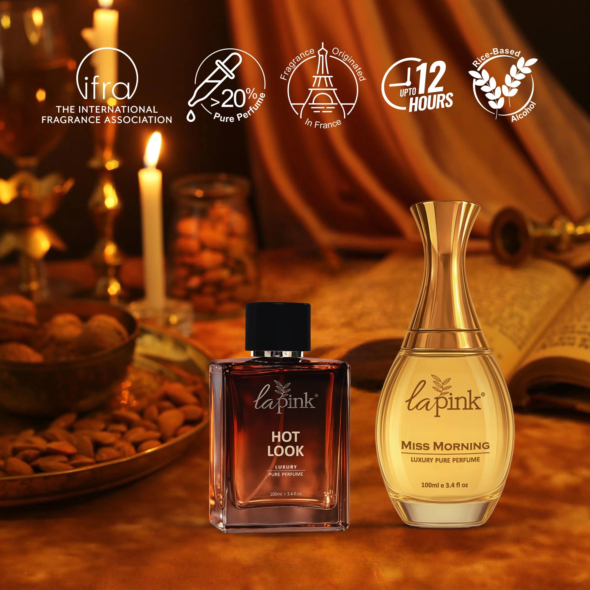 Miss Morning & Hot Look Pure Perfume Gift Set