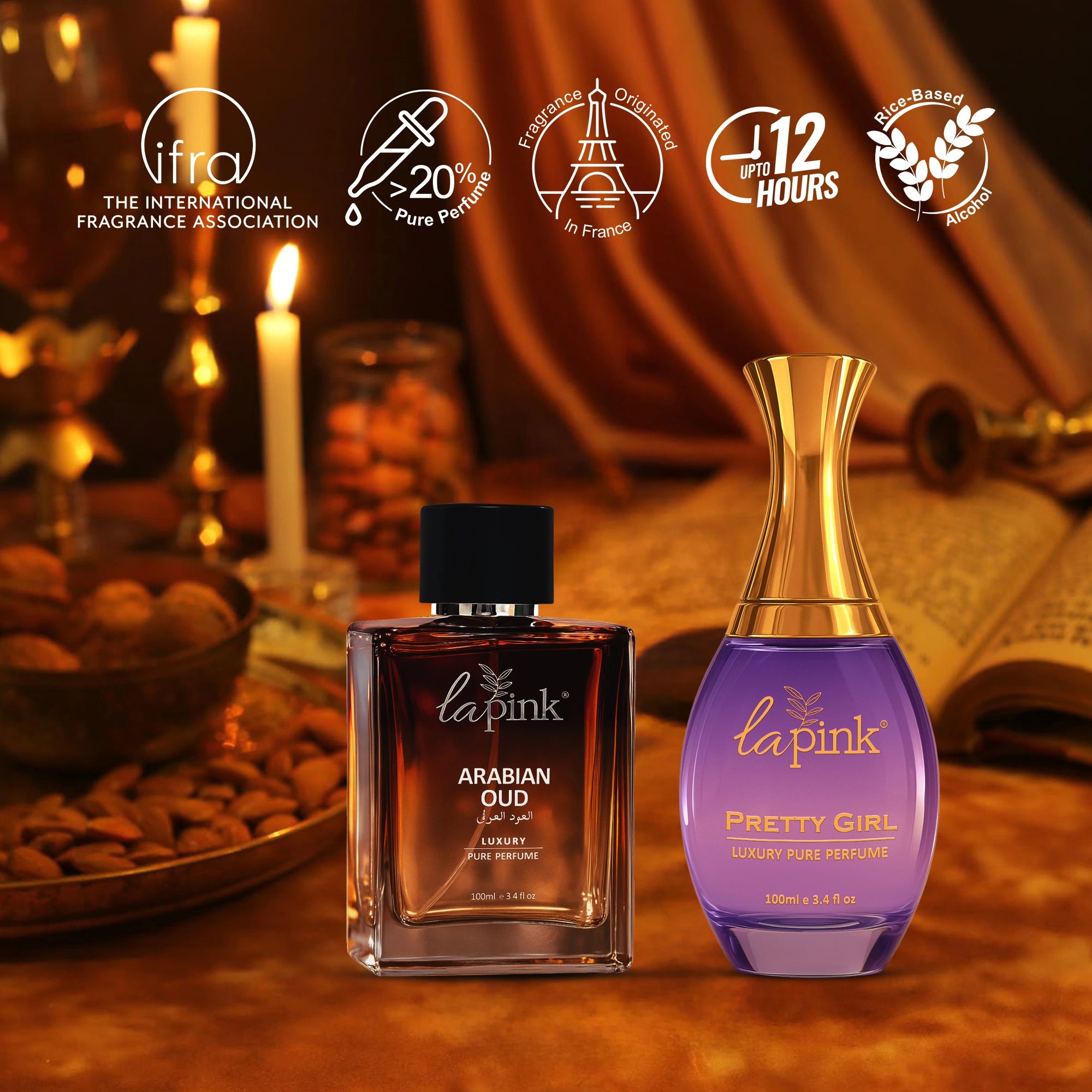Arabian Oud & Pretty Girl Pure Perfume Gift Set