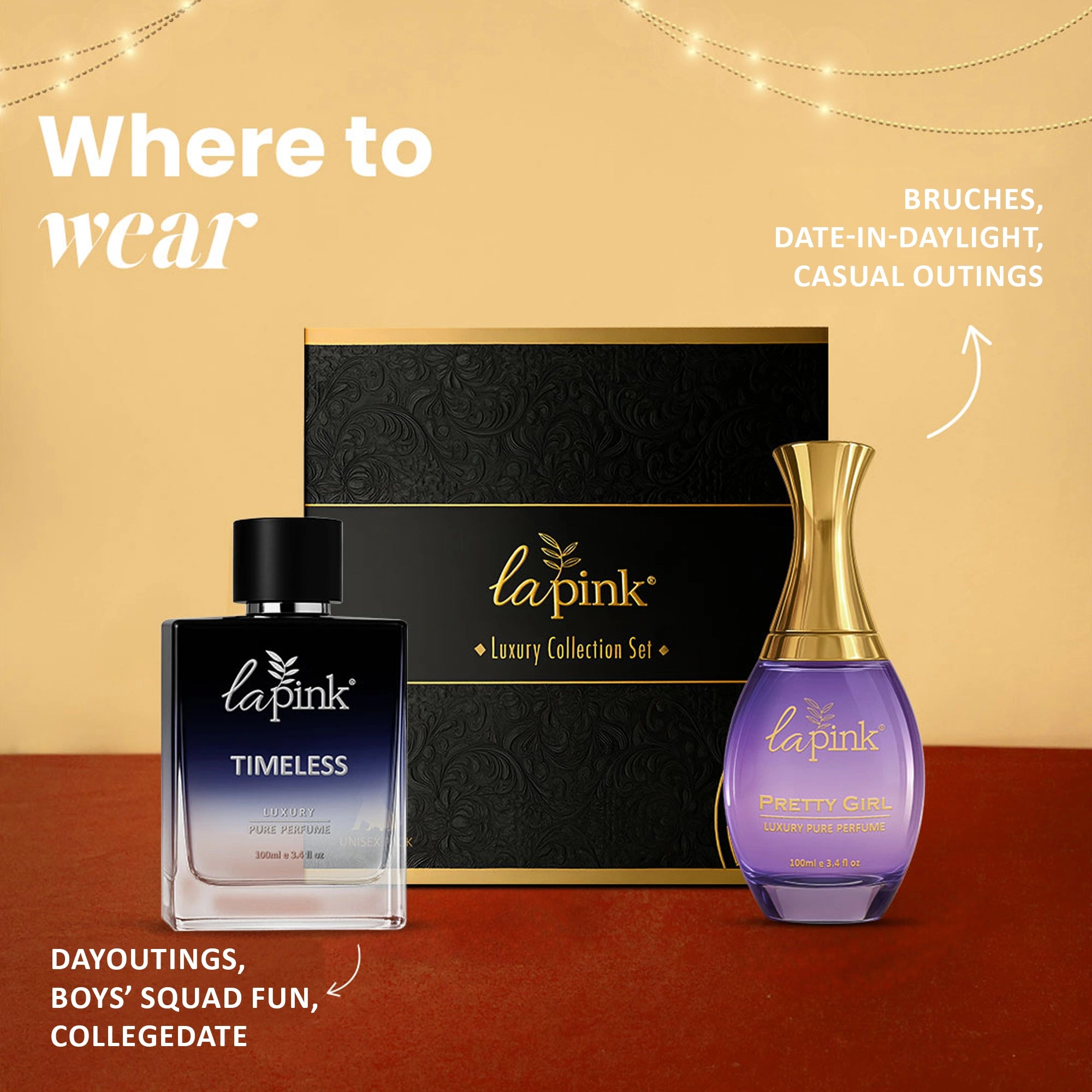 Timeless & Miss Morning Pure Perfume Gift Set