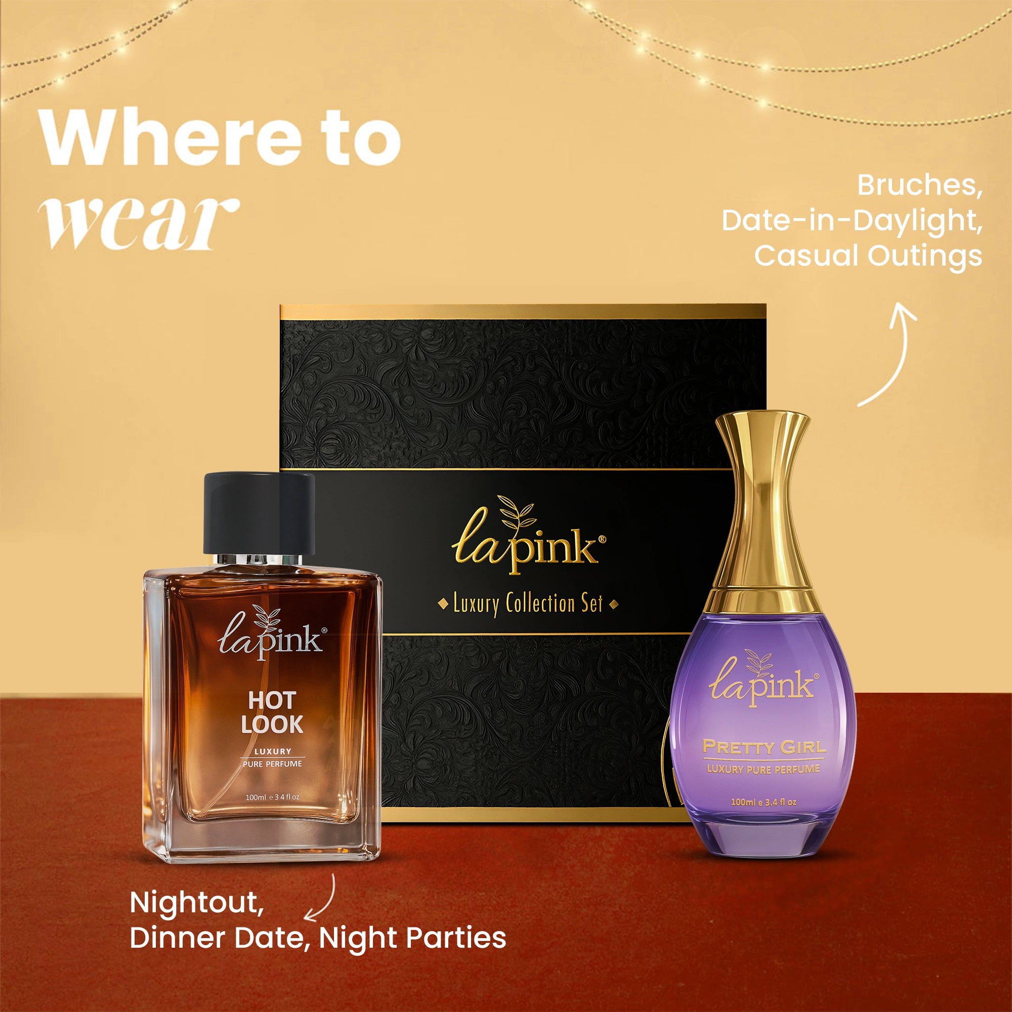 Pretty Girl & Hot Look Pure Perfume Gift Set