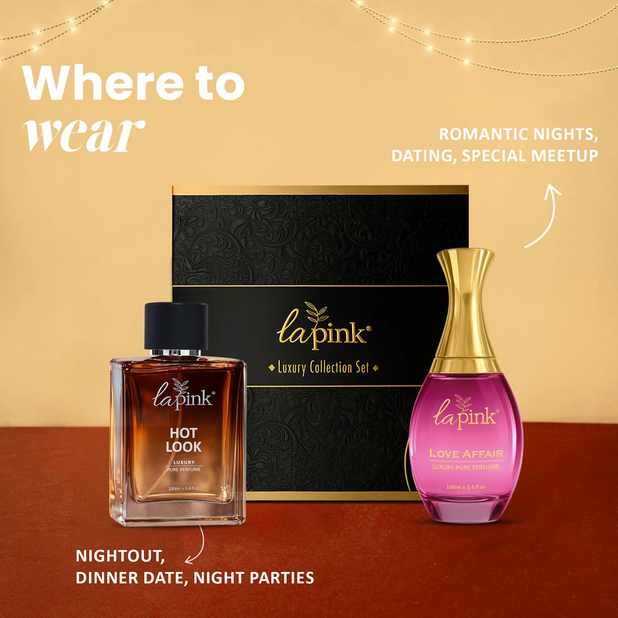 Love Affair & Hot Look Pure Perfume Gift Set