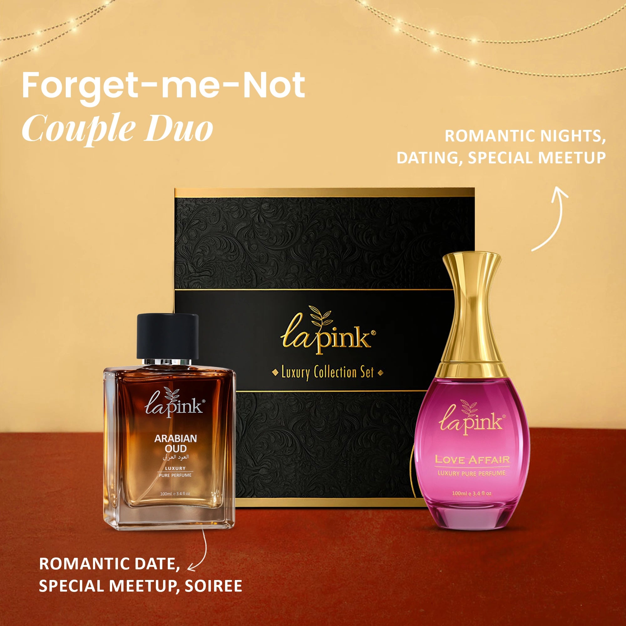 Love Affair & Arabian Oud Pure Perfume Gift Set