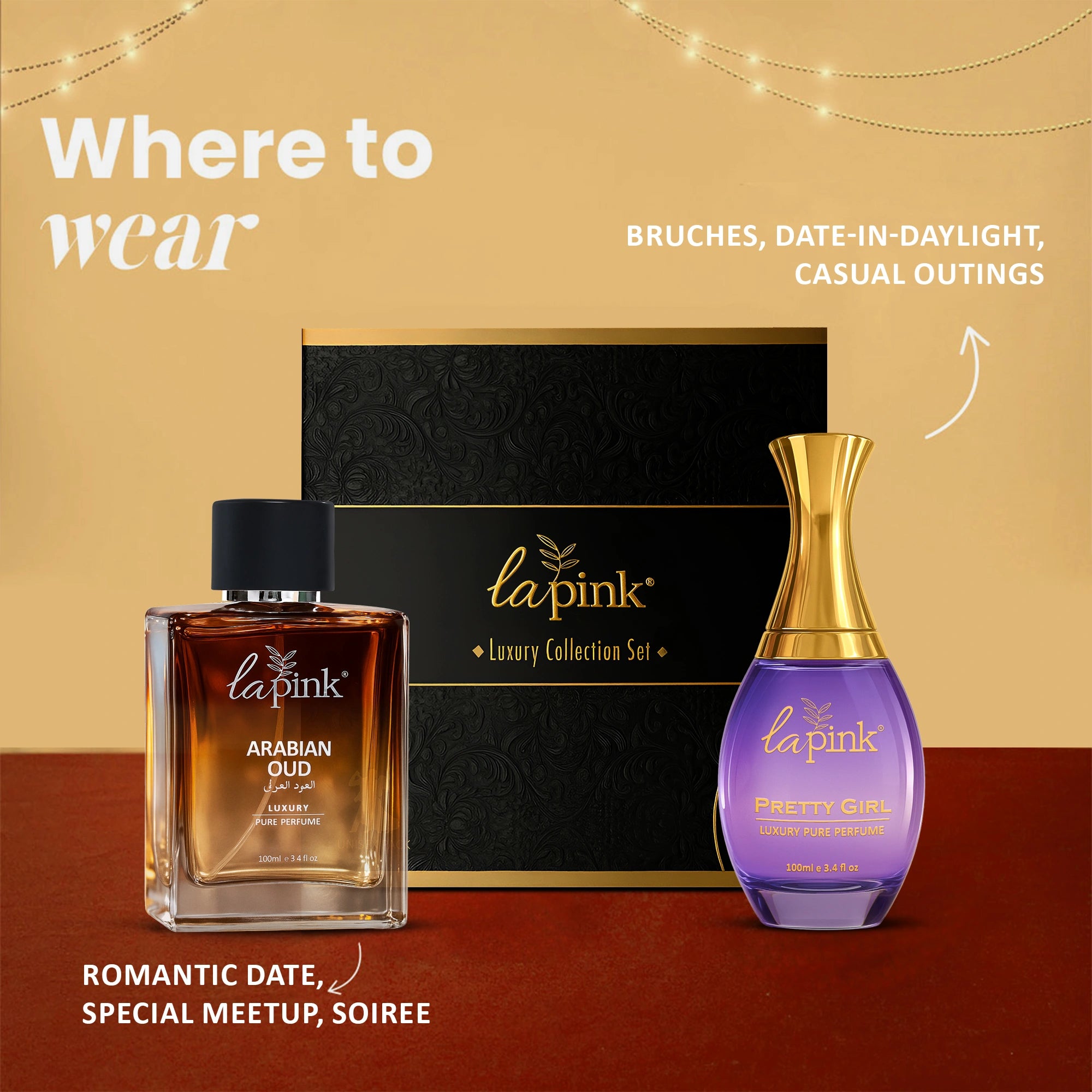 Arabian Oud & Pretty Girl Pure Perfume Gift Set