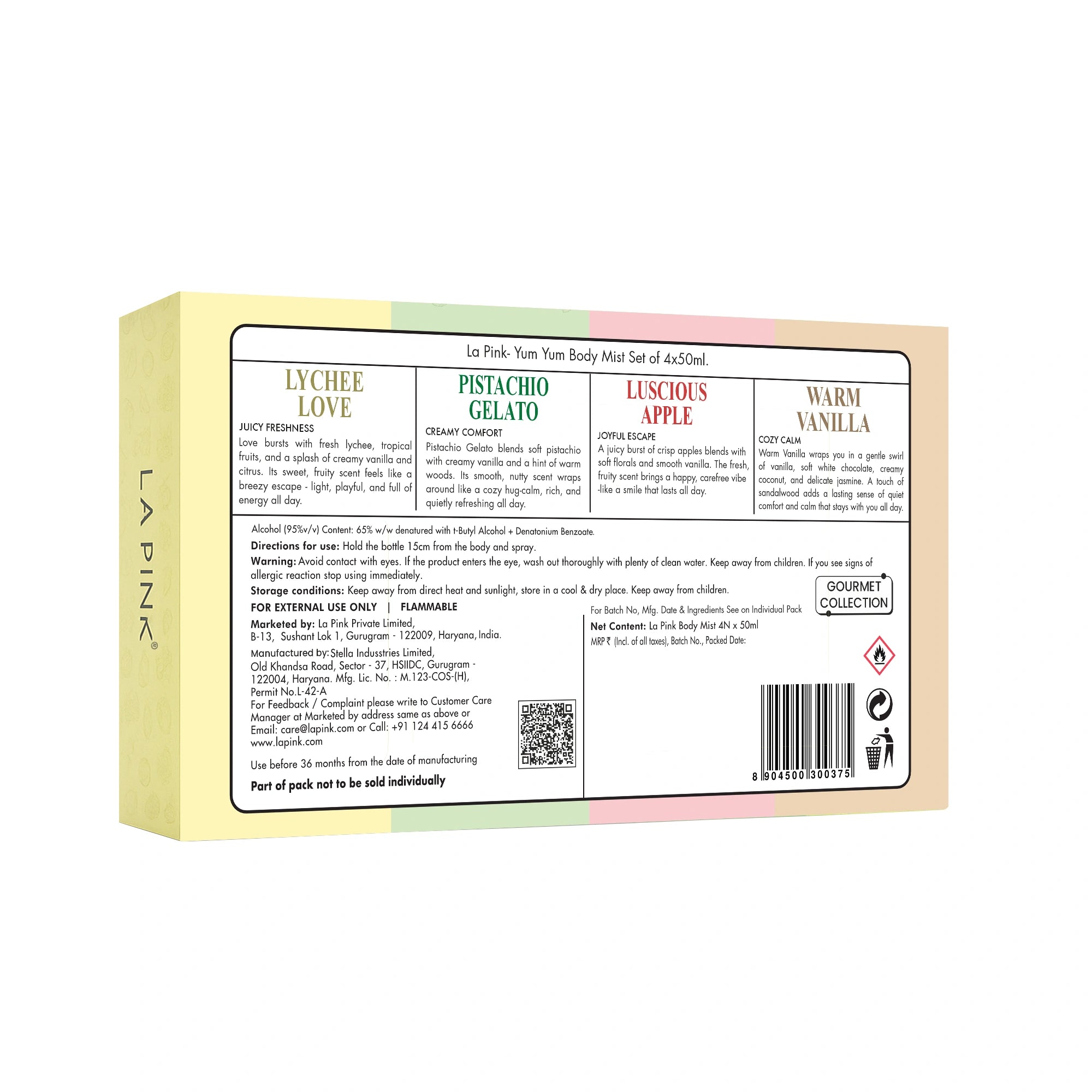 GOURMET COLLECTION BODY MIST GIFT SET