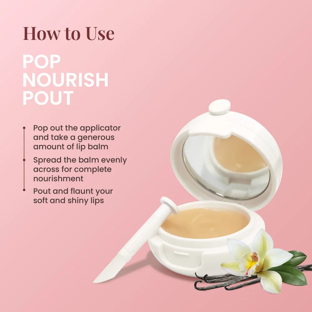 Vanilla Lip Balm - Deep Nourishment for Soft & Pink Lips