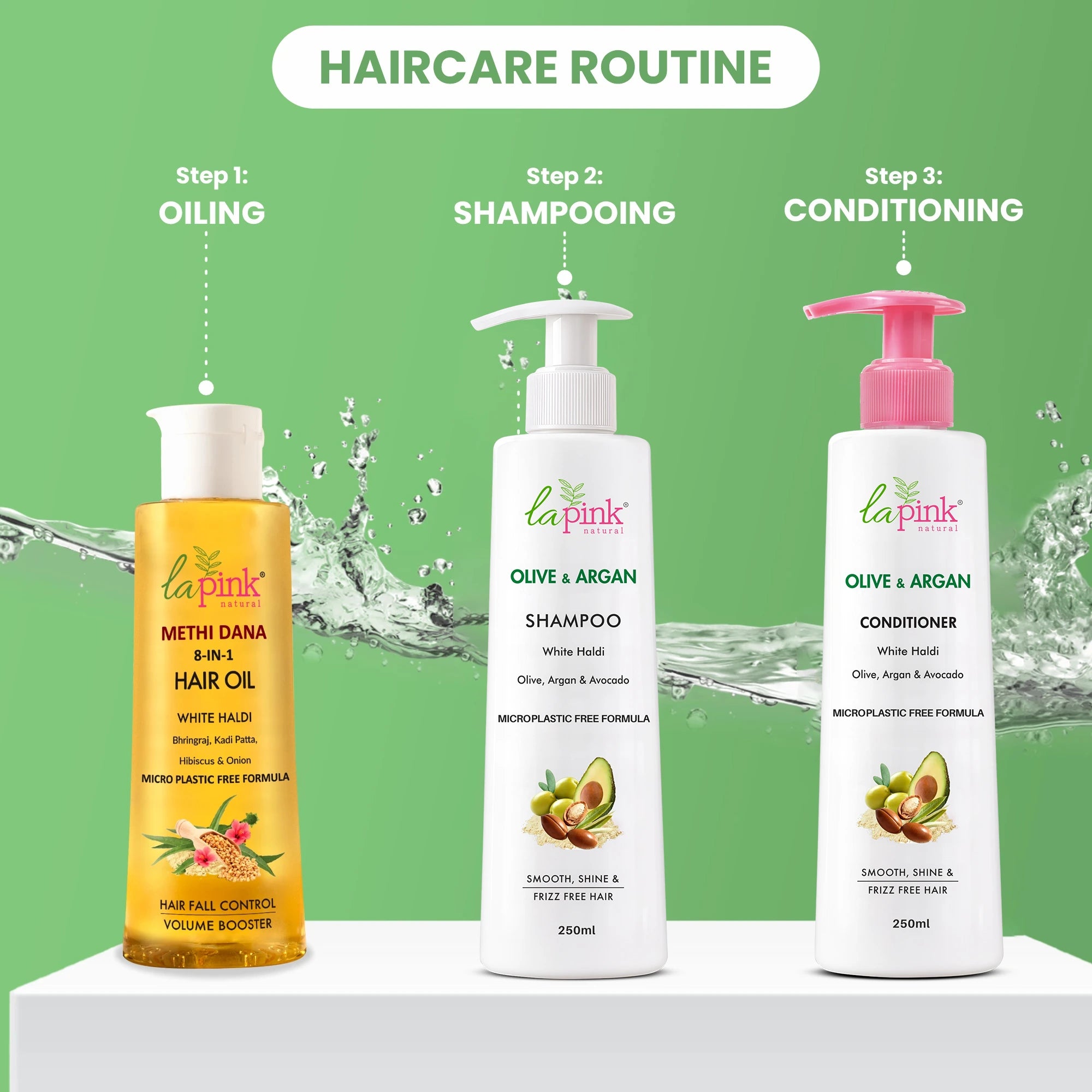 Olive & Argan Shampoo for Smooth and Shiny Hair