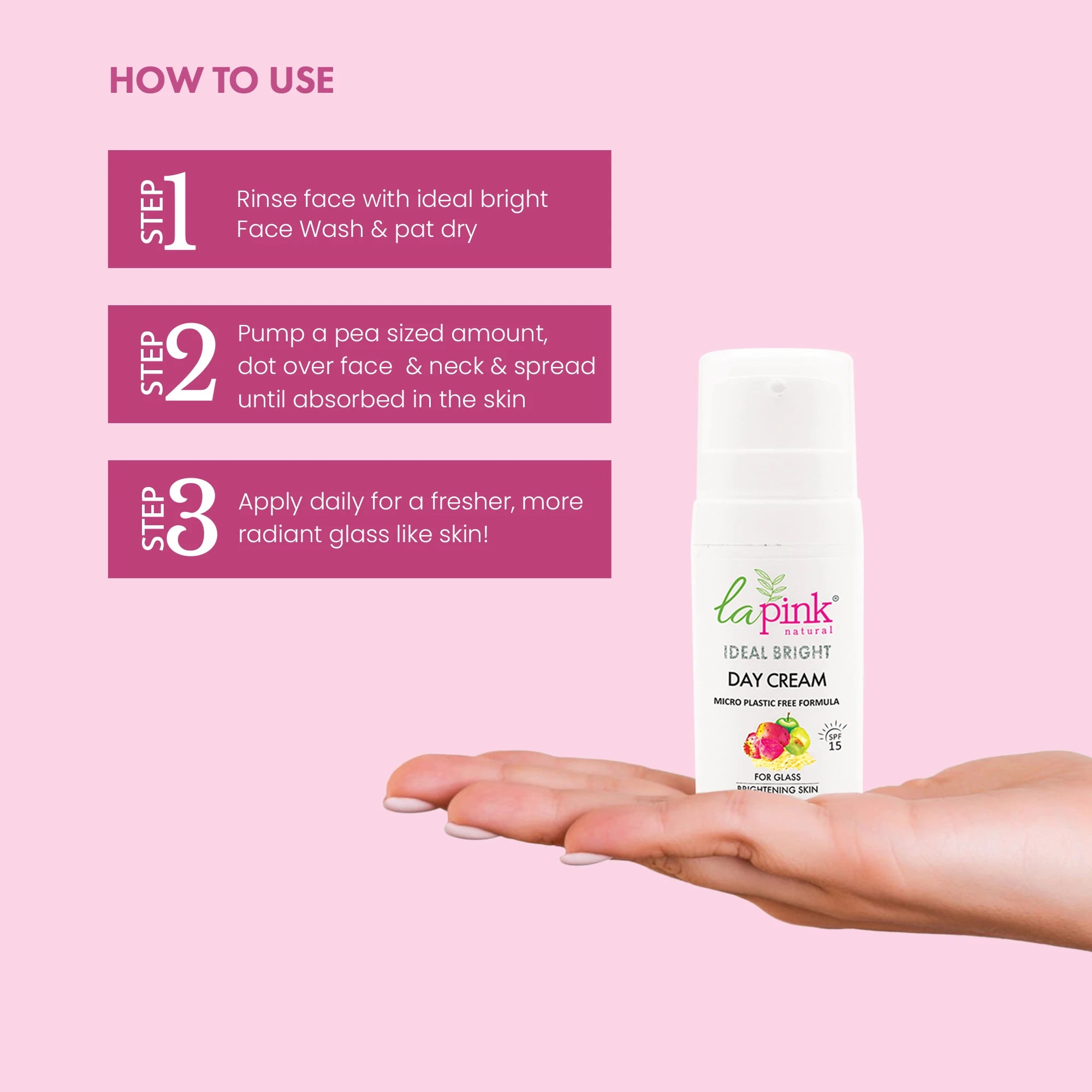 Ideal Bright Day Cream With White Haldi & Kakadu Plum for Brightened Glass Skin