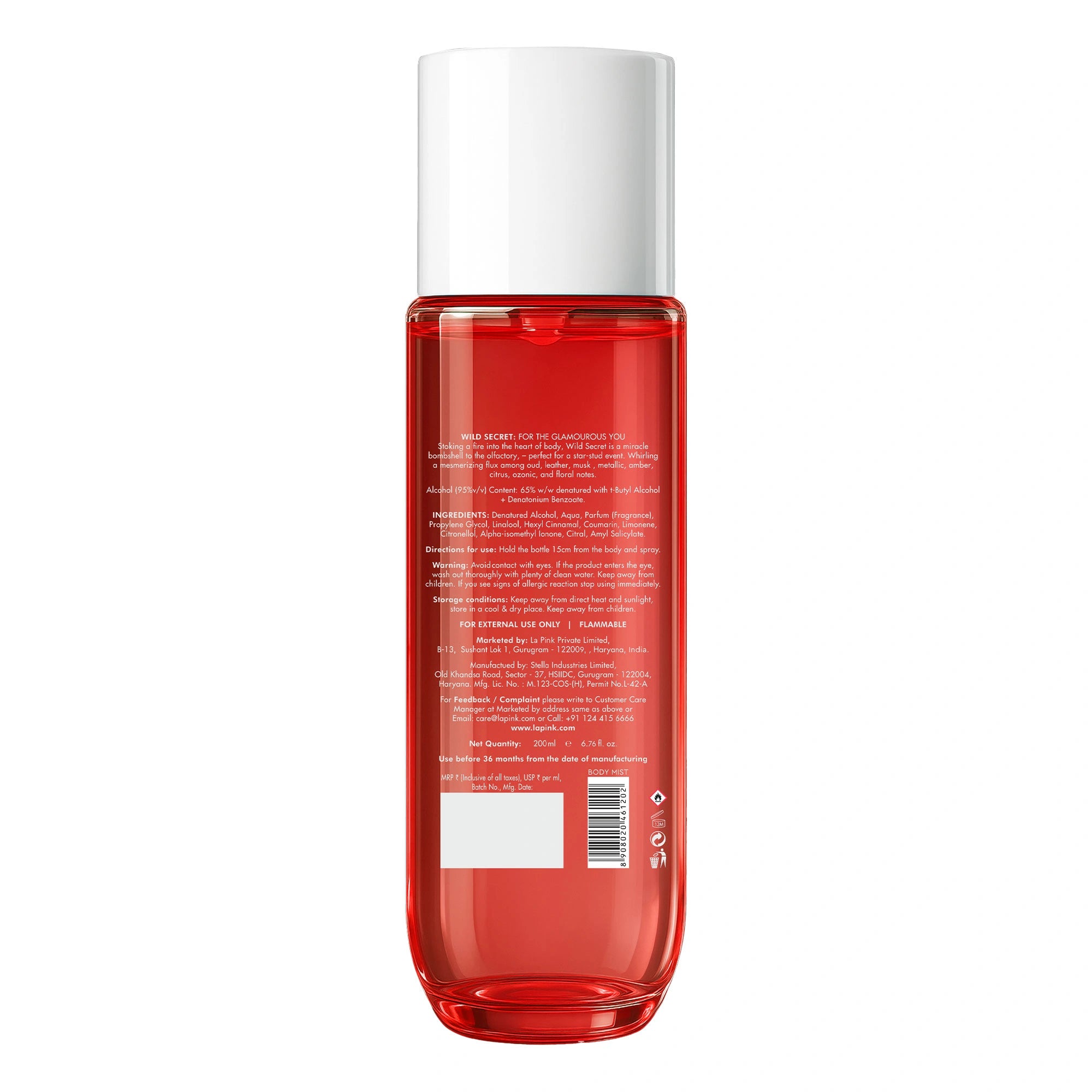 Body Mist Wild Secret 200 ML