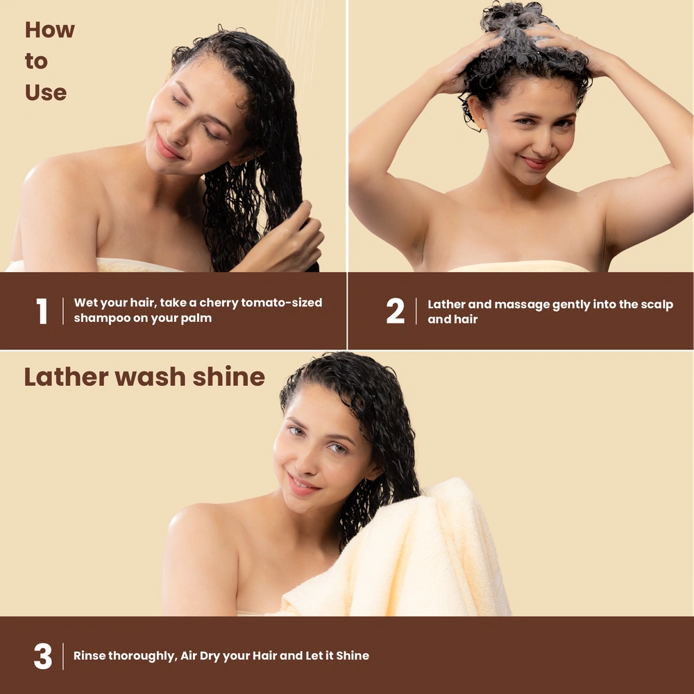 Lemon & Ginger Anti-Dandruff Shampoo  100% Nourishment & Scalp Care