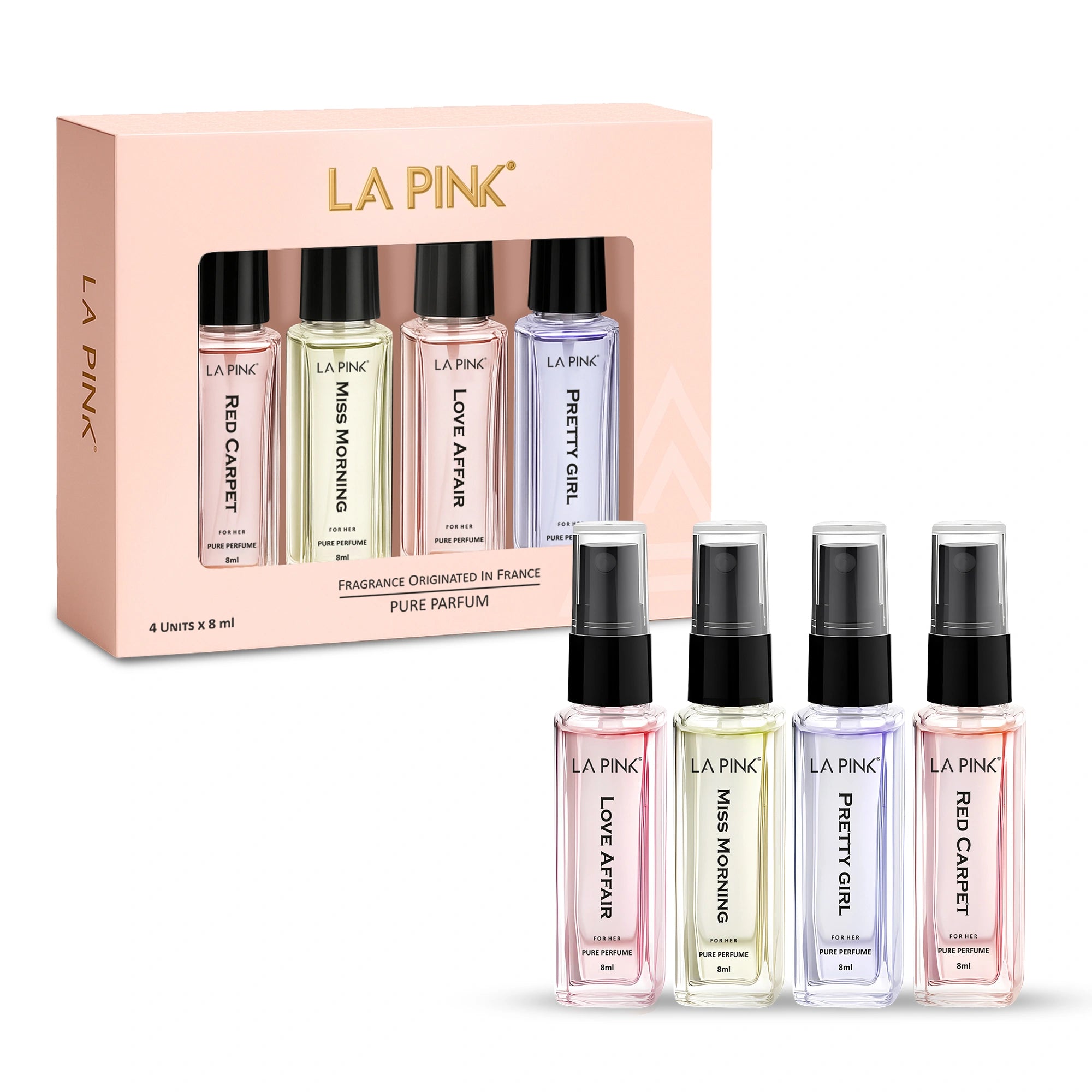 Women Gift Pack Pure Parfum (8ml x 4 Pcs)