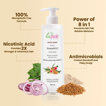 Methi Dana 8-in-1 Shampoo & Hair Mask For Hair Growth Combo