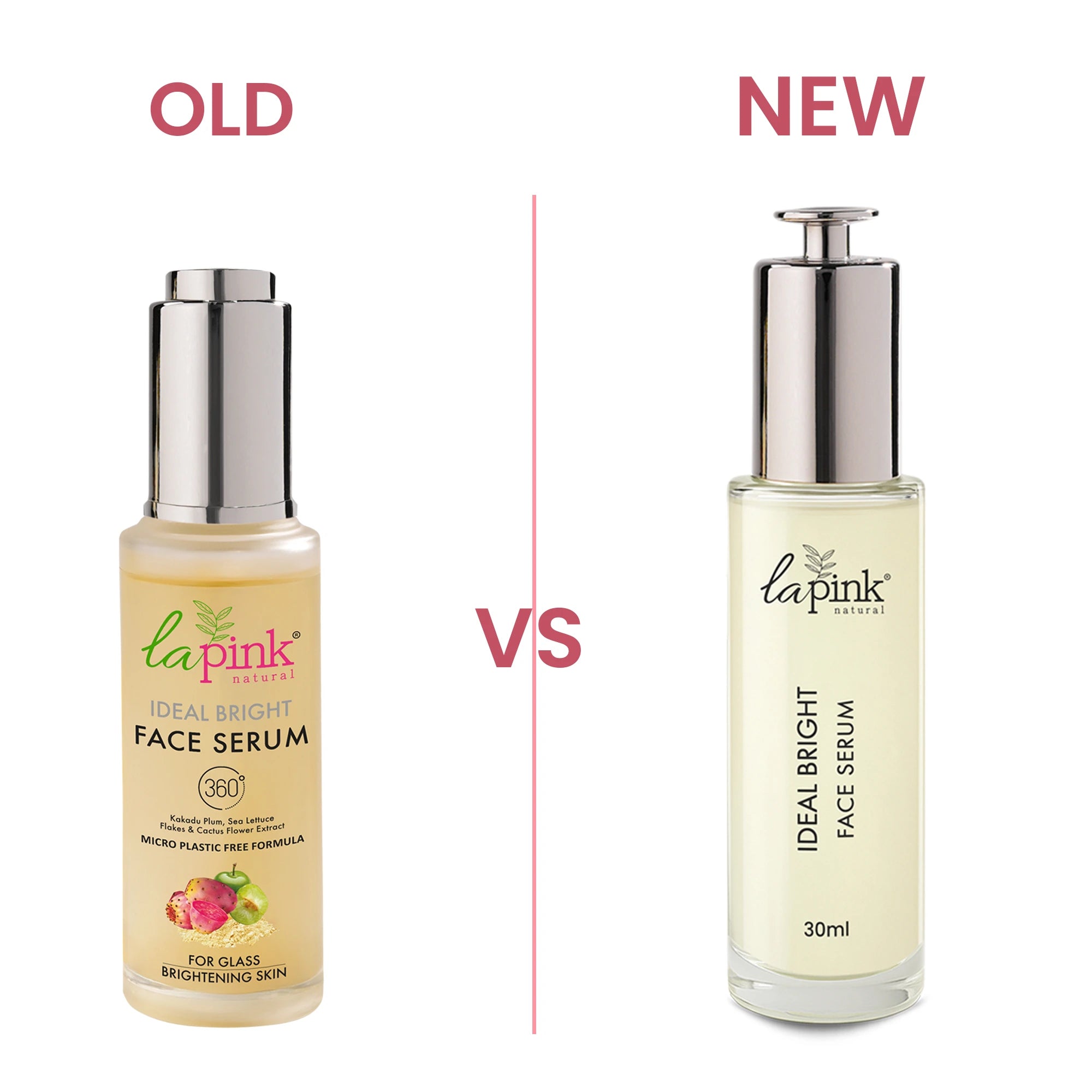 Ideal Bright Face Serum with White Haldi & Sea Lettuce flakes for Brightened Glass Skin
