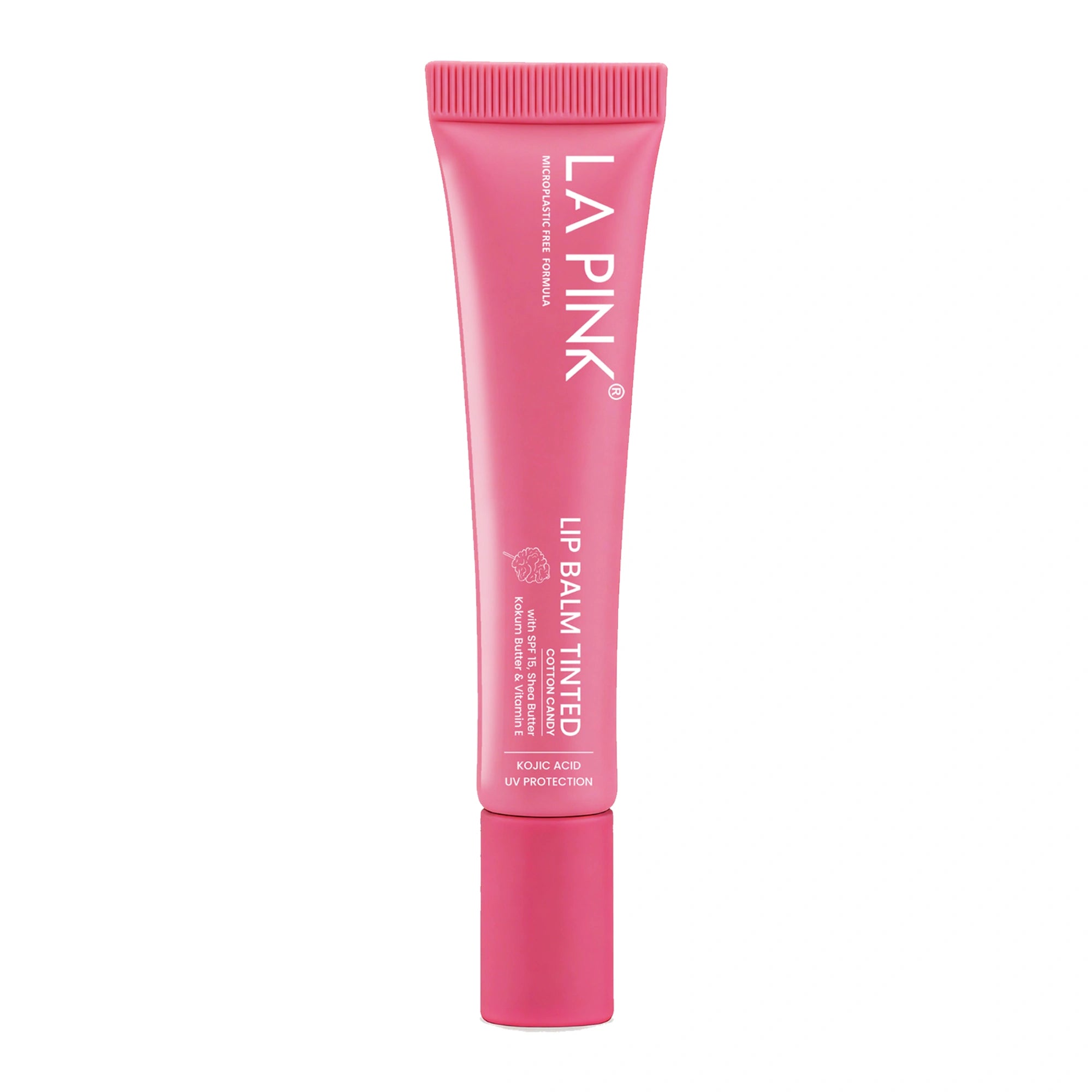 Cotton Candy Lip Balm Tinted with Koic Acid, UV Protection 10gm