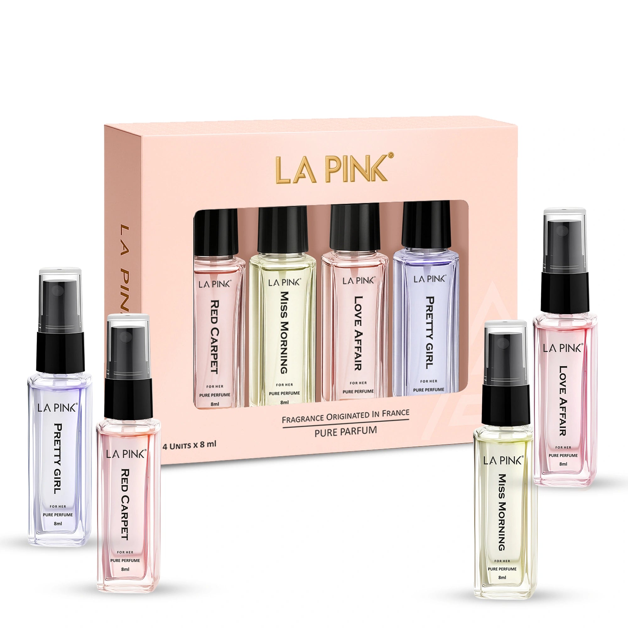 Women Gift Pack Pure Parfum (8ml x 4 Pcs)