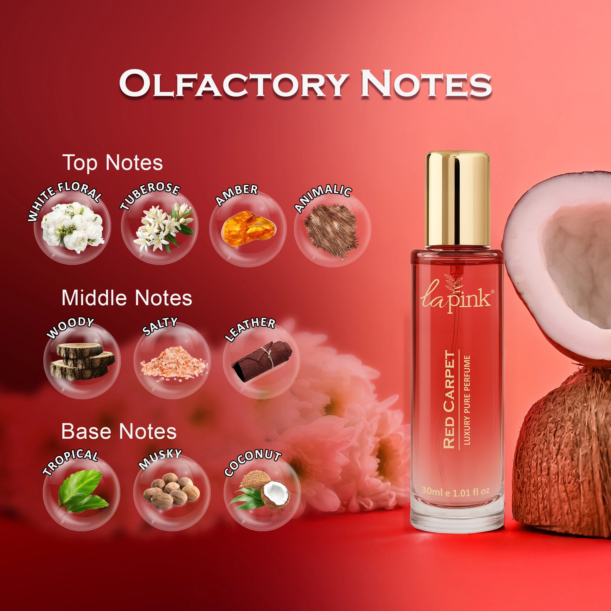 Red Carpet French Luxury Pure Perfume for Women