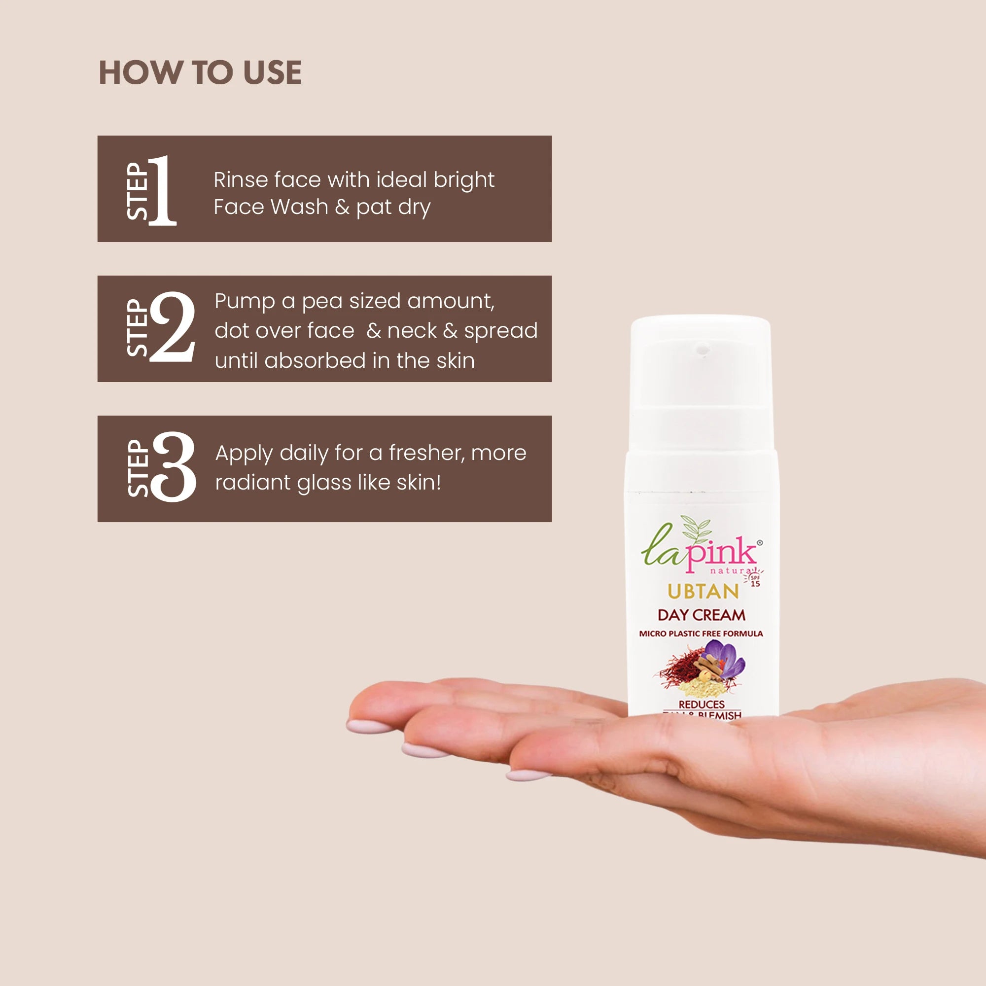 Ubtan White Haldi Day Cream With Saffron for Tan Removal