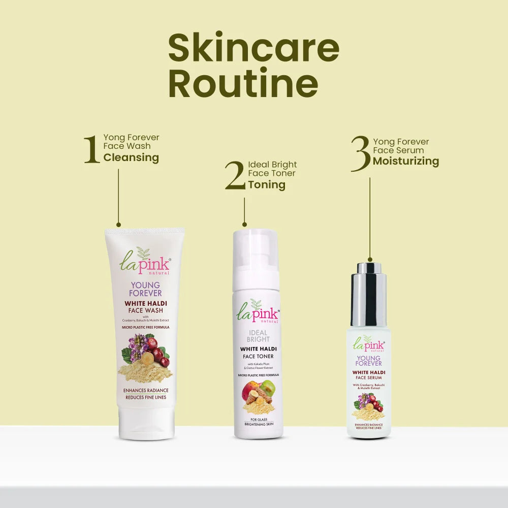 Young Forever Face Serum With White Haldi To Enhance Radiance & Reduce Fine Lines