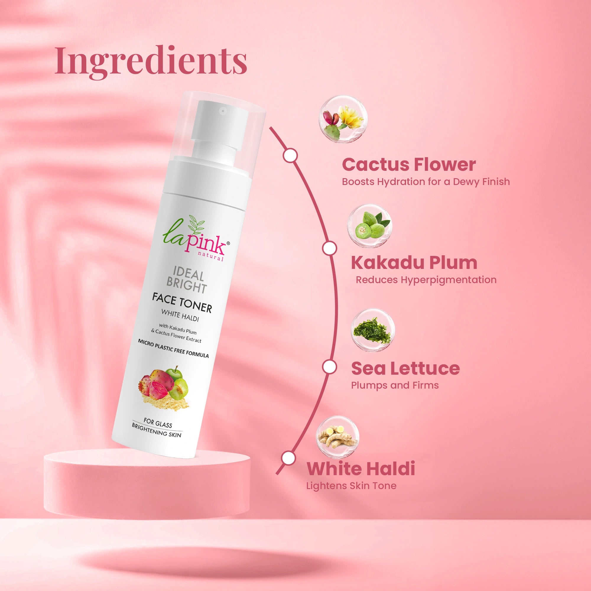 Alcohol-Free Ideal Bright Face Toner for Bright & Glowing Skin