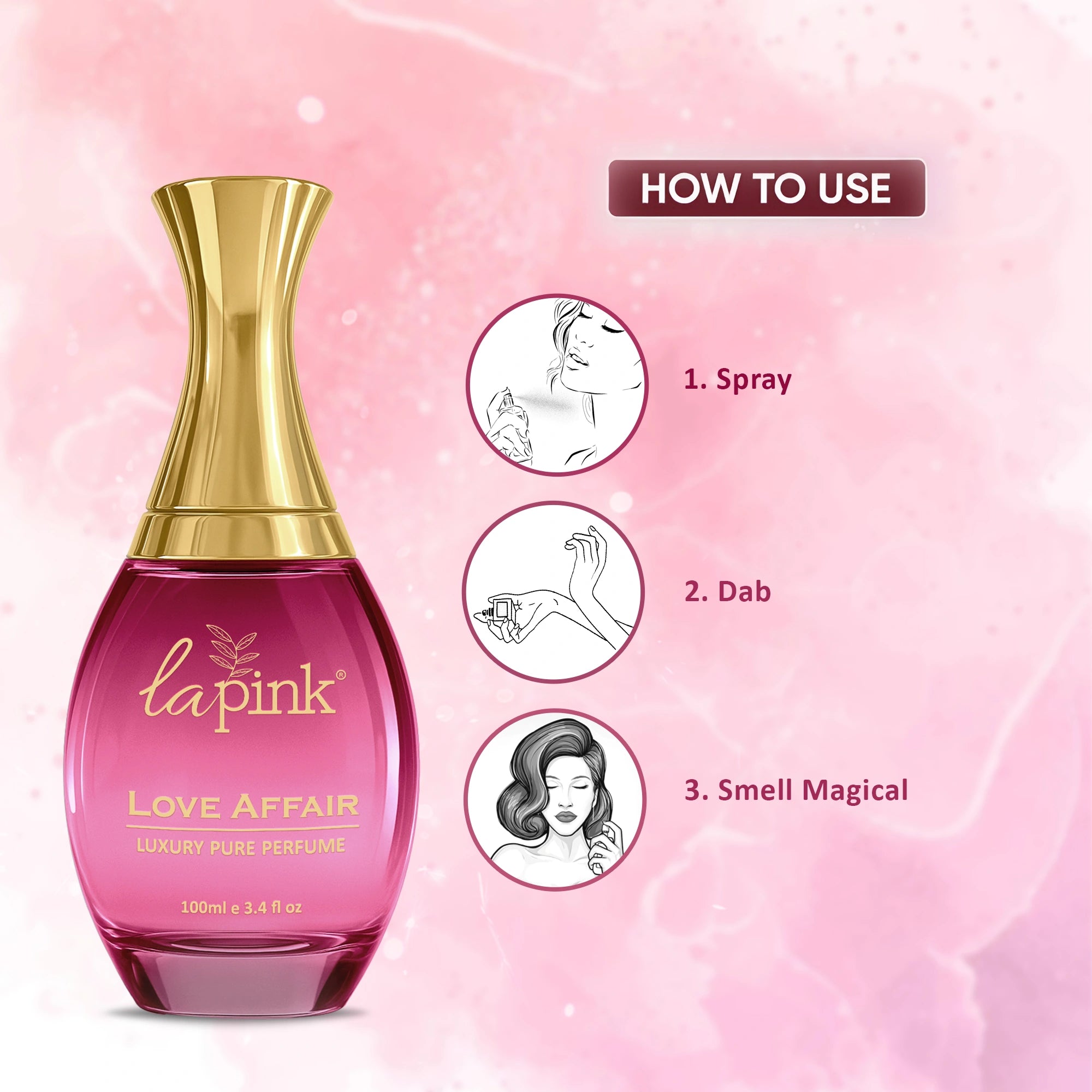 Perfume bottle labeled &