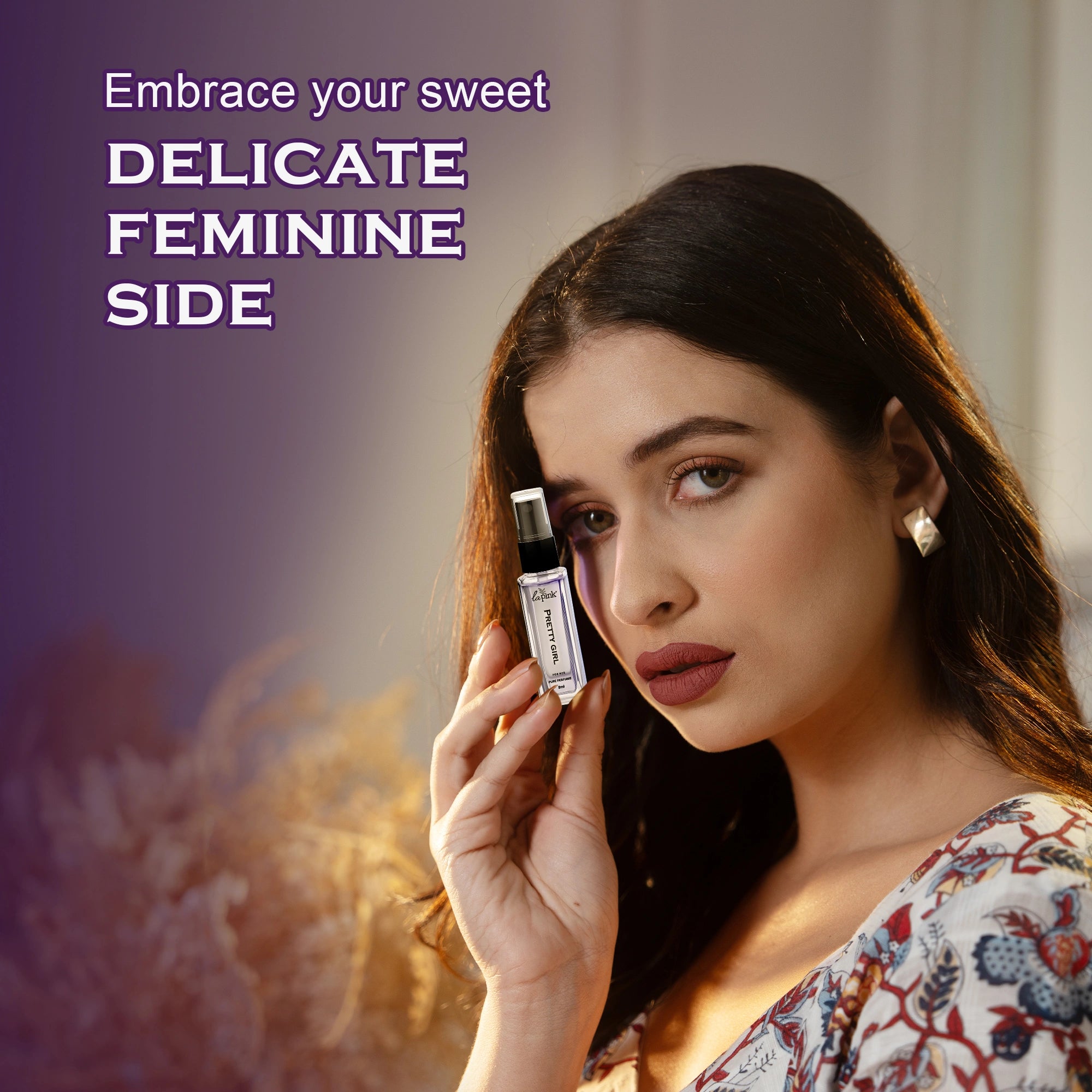 Pretty Girl French Luxury Pure Perfume for Women - 8ml