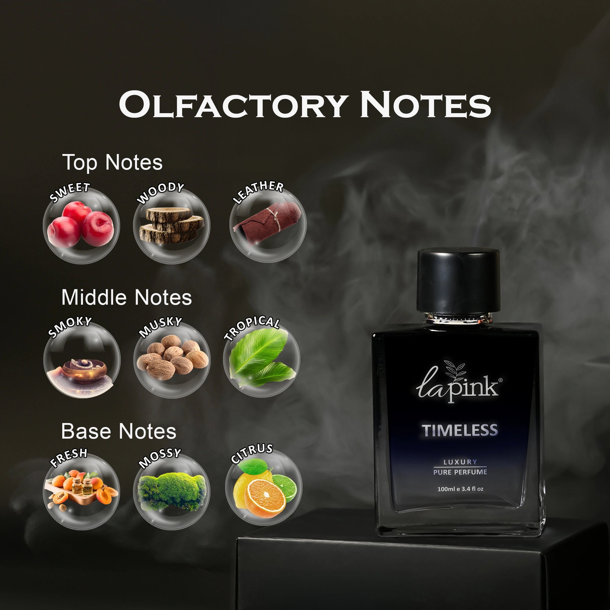 Timeless French Luxury Pure Perfume for Men - 100ml