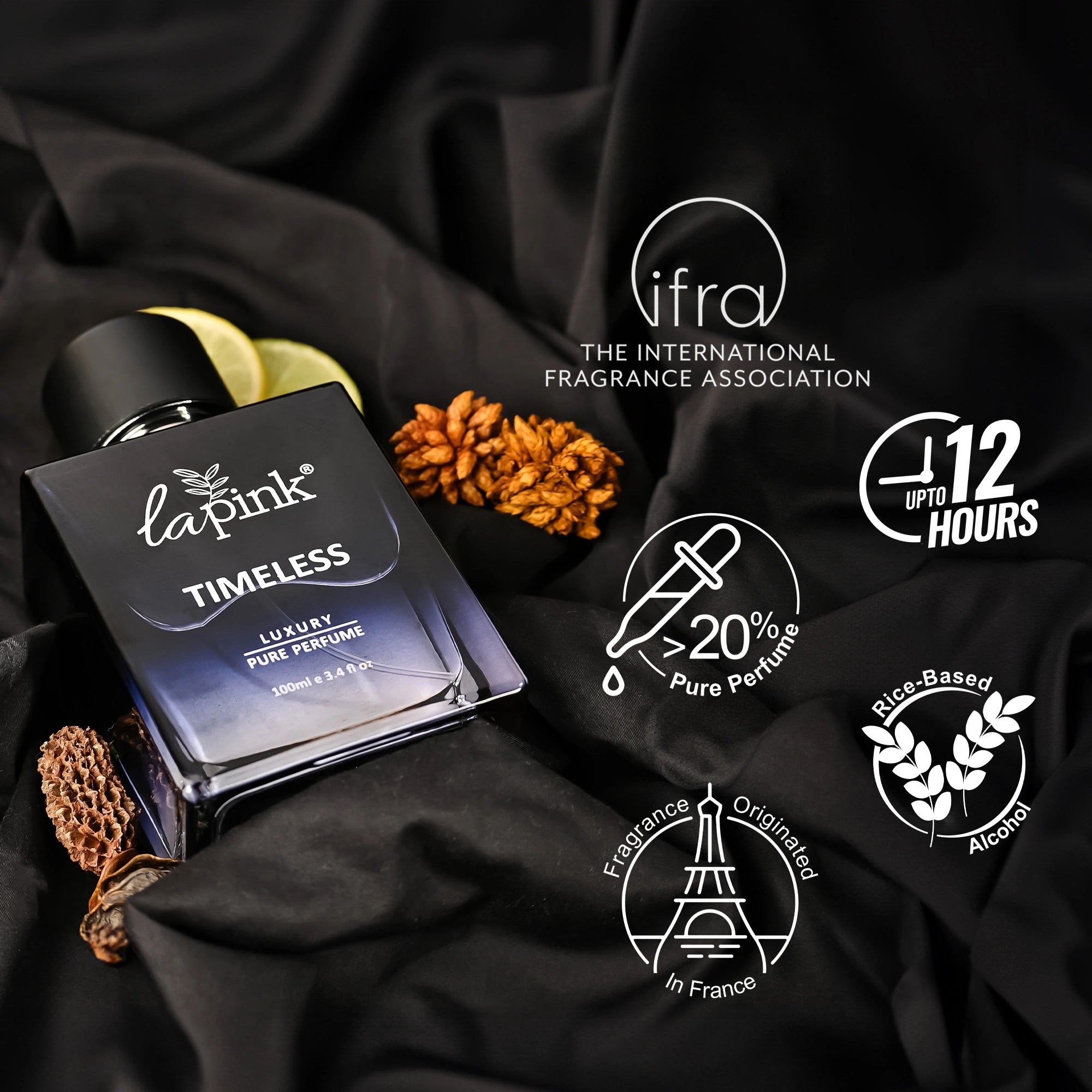 Timeless French Luxury Pure Perfume for Men - 100ml