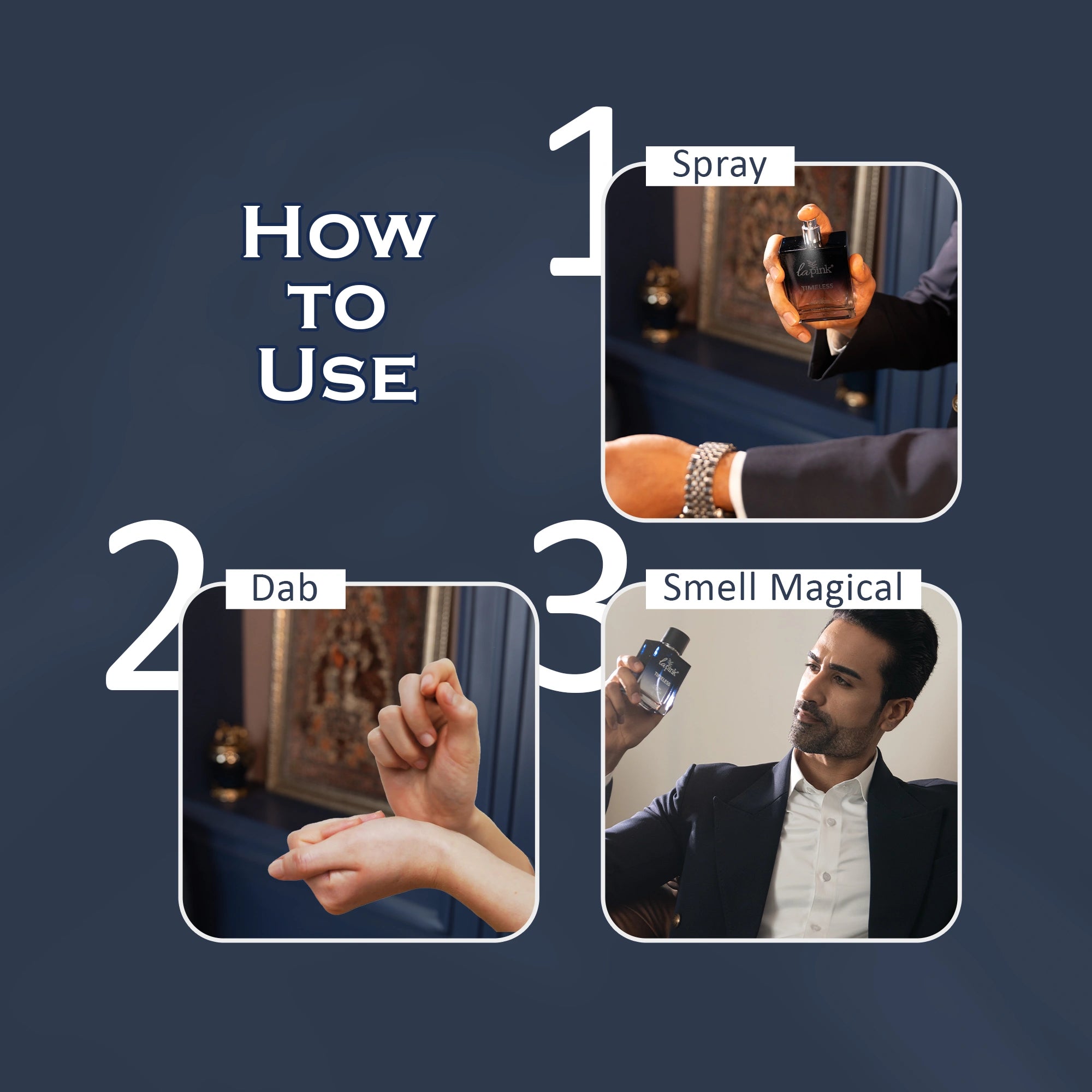 Timeless French Luxury Pure Perfume for Men - 100ml