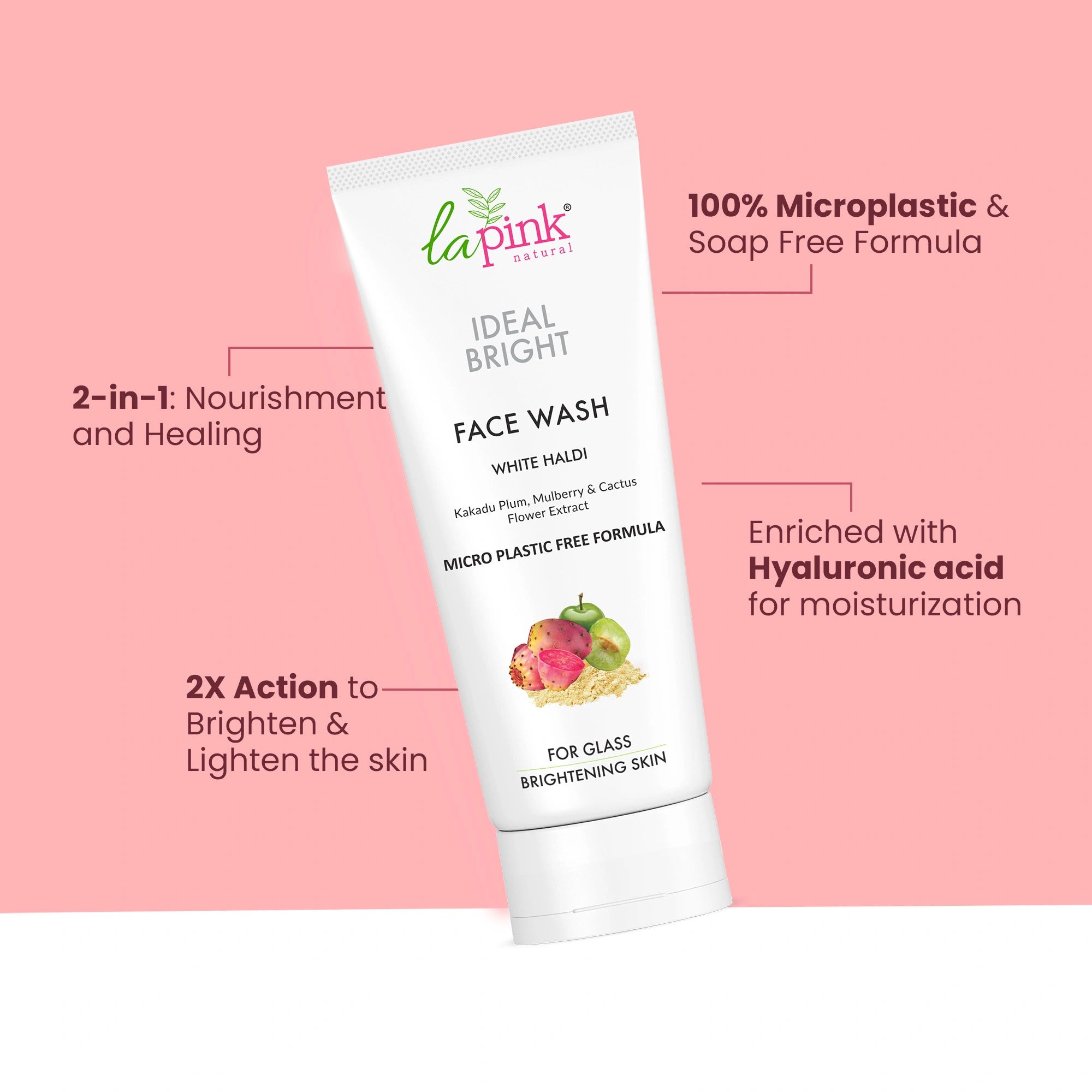 Ideal Bright Soap Free Face Wash For Brightened Glass Skin