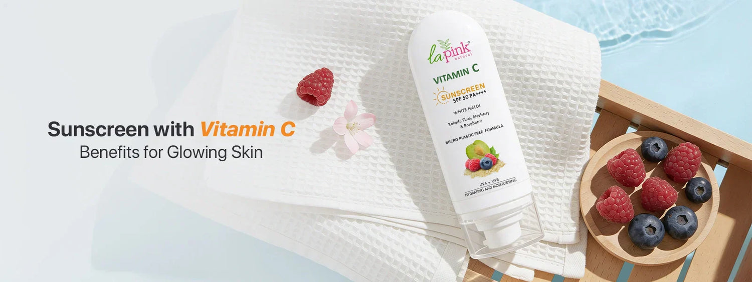 Sunscreen with vitamin C: benefits for glowing skin