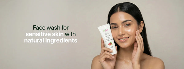 Face wash for sensitive skin with natural ingredients
