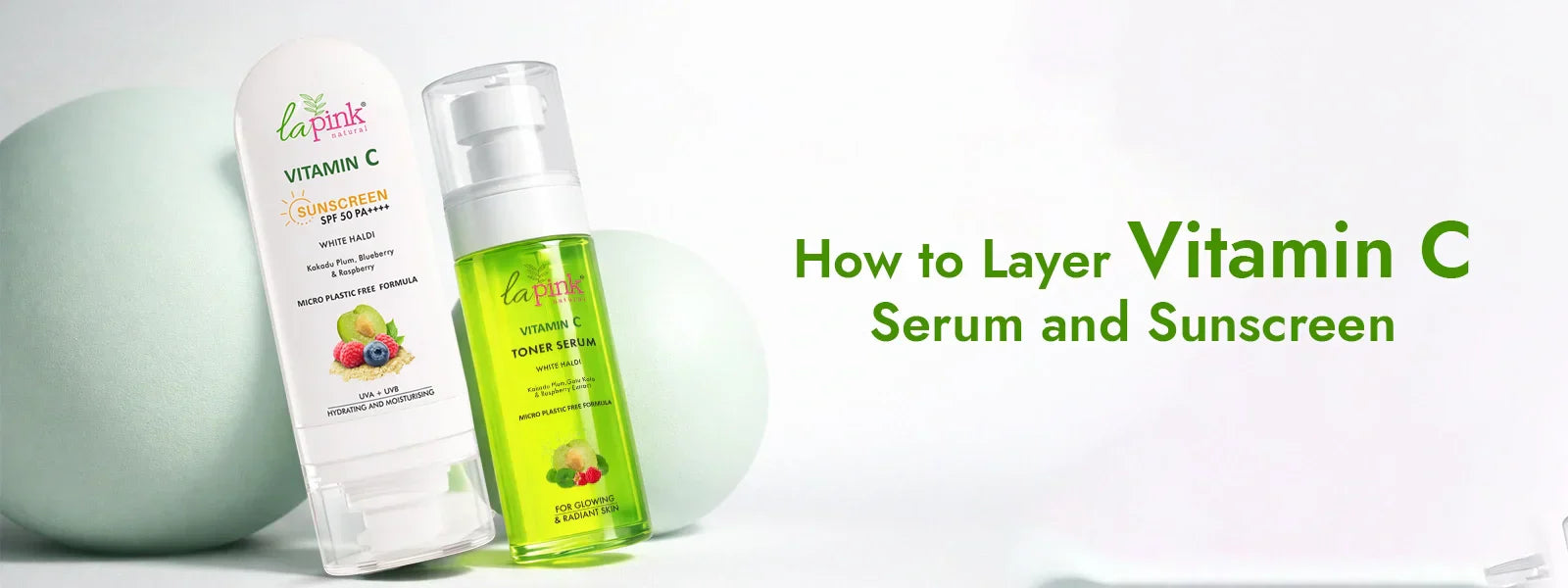 How to Layer Vitamin C Serum and Sunscreen