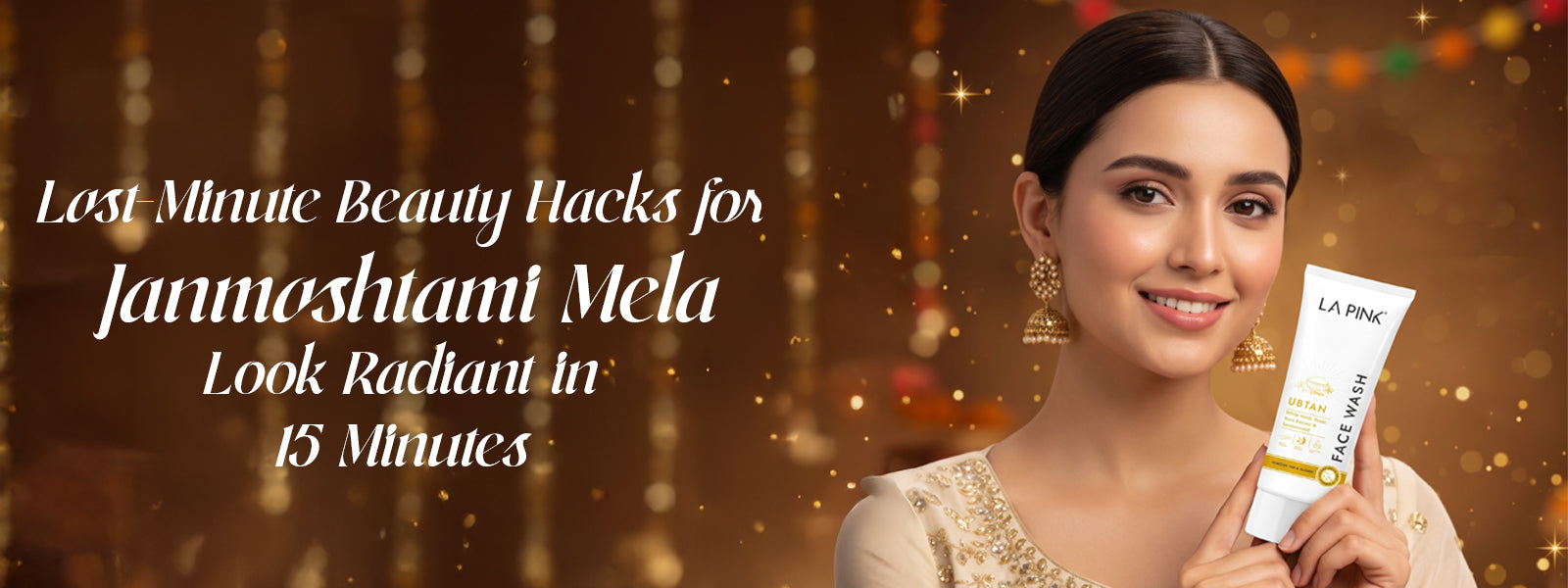 Last-Minute Beauty Hacks for Janmashtami Mela: Look Radiant in 15 Minutes