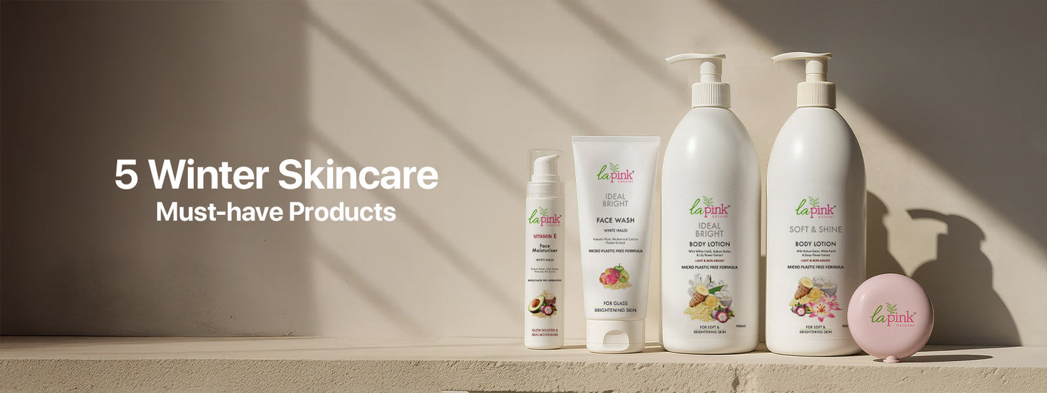 Winter skincare products