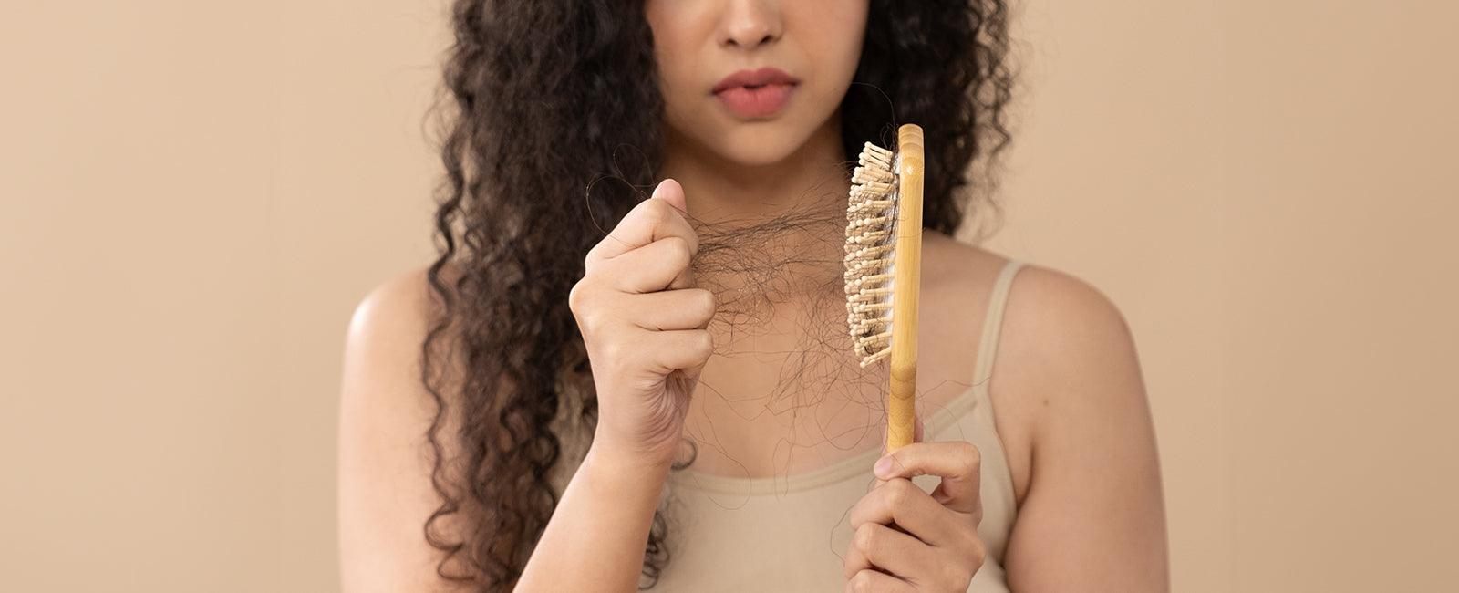 Noticing excessive hair shedding in your comb & drains? - La Pink