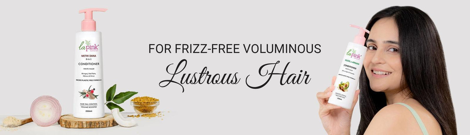 Best Conditioner for Hair 100% Mircoplastic Free Formulation - La Pink