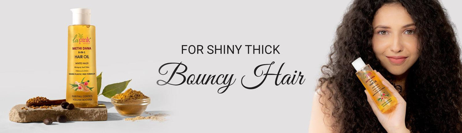 Best Hair Oil - 100% Mircoplastic Free Formulation - La Pink