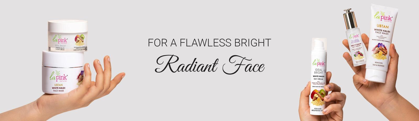 Best White Haldi Face Skin Care Products for Glowing Skin | La Pink - La Pink