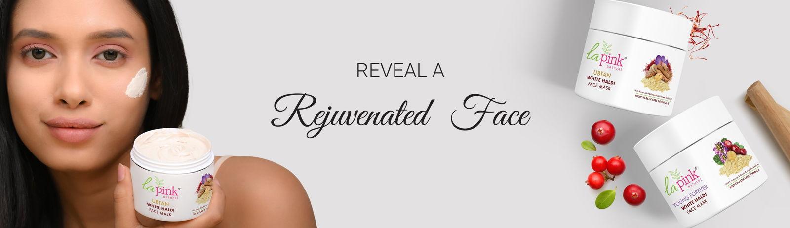 Buy White Haldi Face Mask for Radiant & Bright Skin - La Pink - La Pink